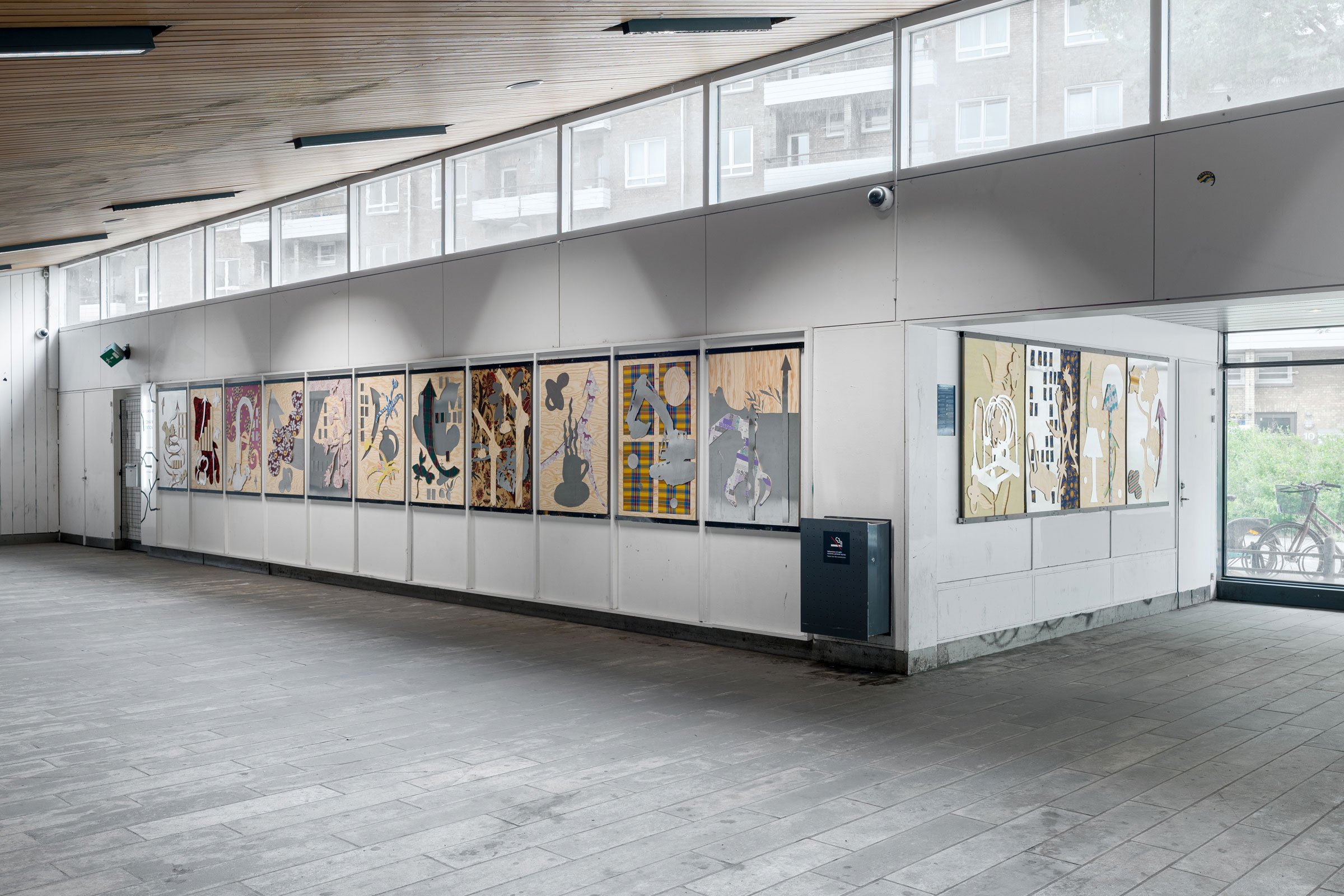 View fra udstillingen <i>Ny Sol</i> af Signe Rohardt Lund og Morten Underbjerg. Foto: Morten Underbjerg.
