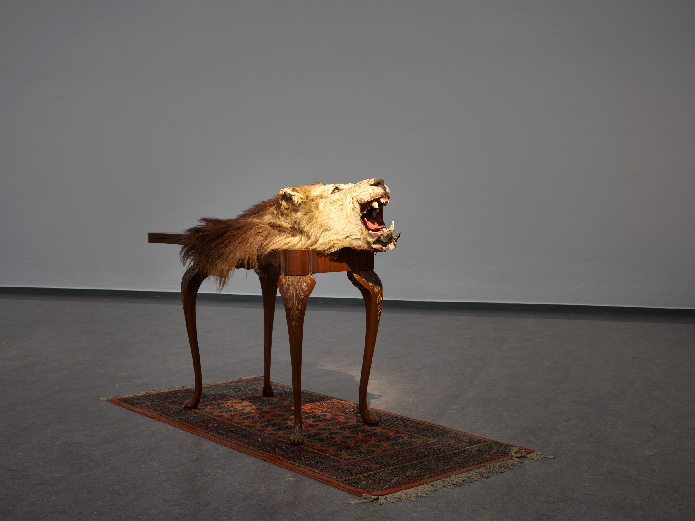 View fra udstillingen <i>Let's Talk About the Baby</i> af Nina Saunders. Foto: Kirstine Mengel.