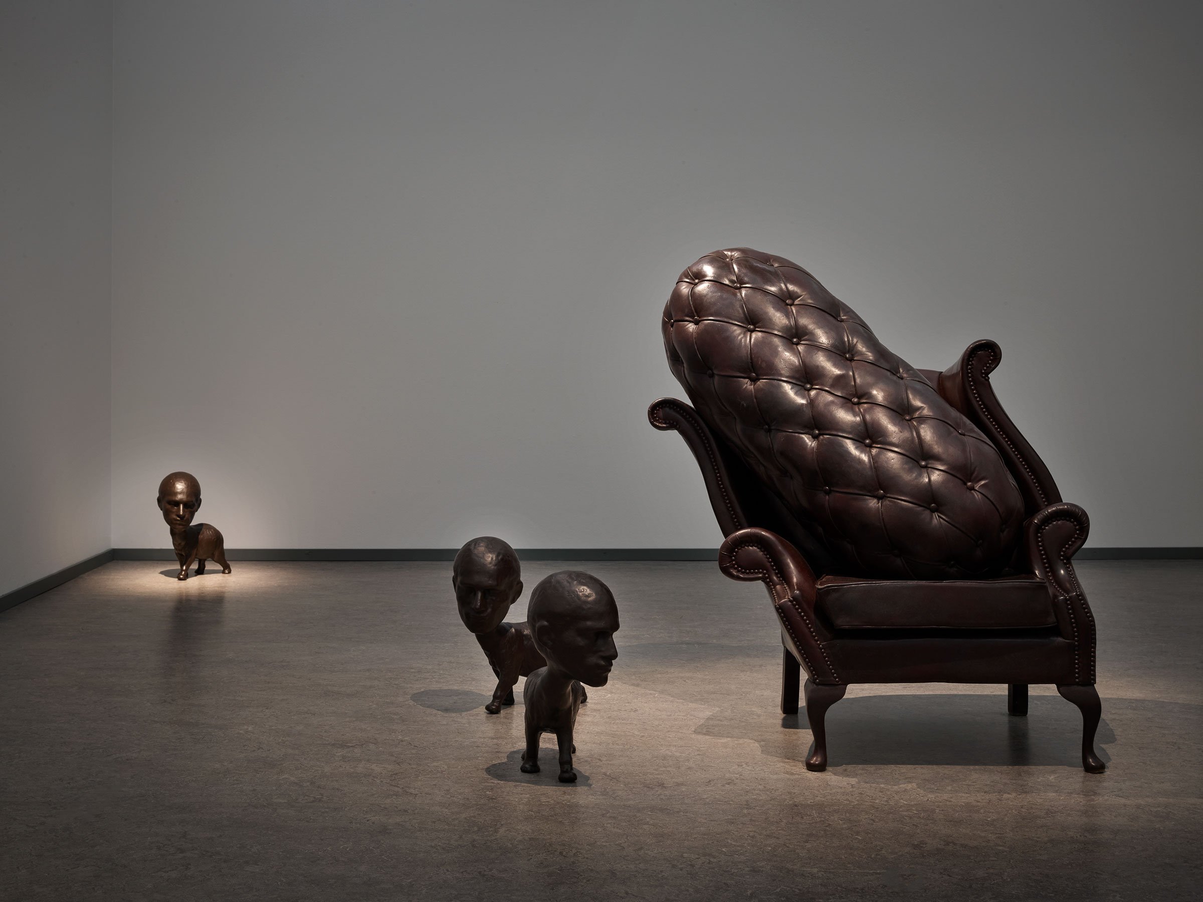 View fra udstillingen <i>Let's Talk About the Baby</i> af Nina Saunders. Foto: Kirstine Mengel.