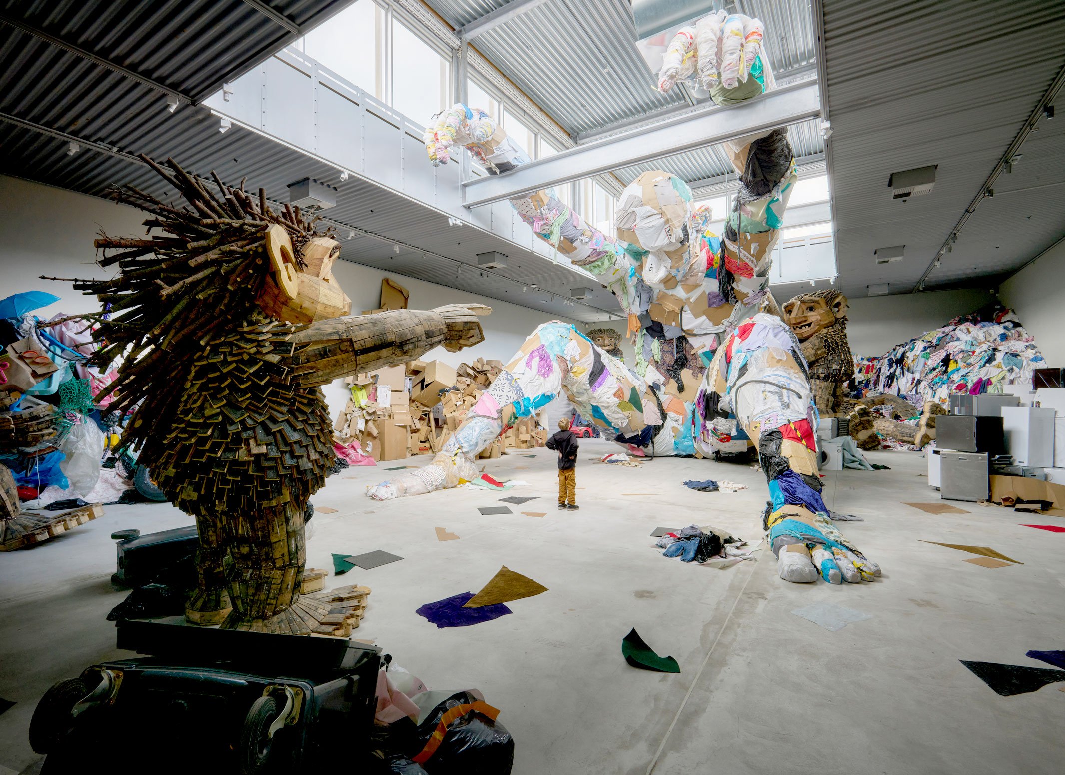 Thomas Dambo: <i>The Garbage Man</i>. ARKEN Museum for Samtidskunst. Foto: Anders Sune Berg