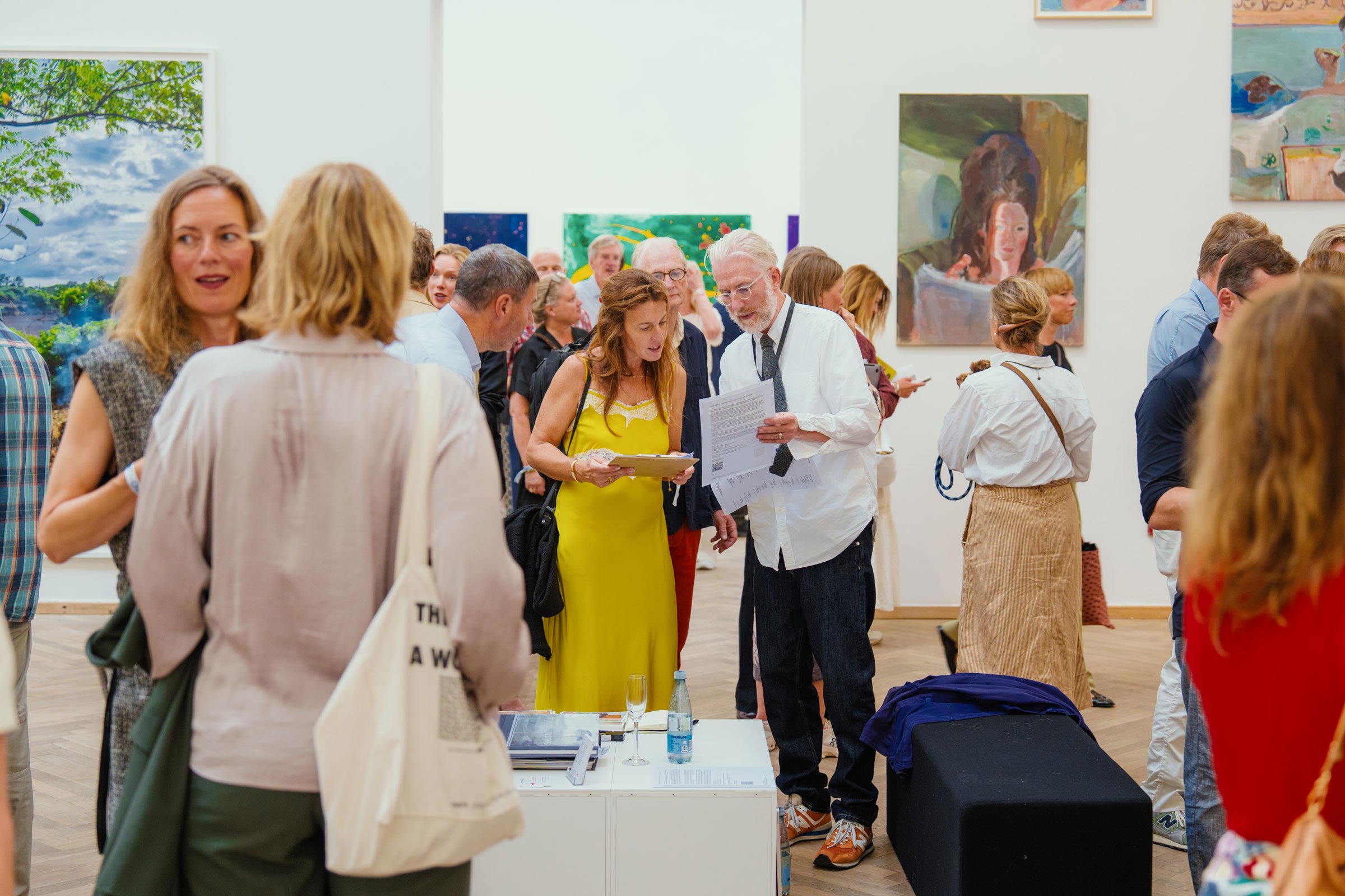 Fra CHART Art fair i 2025 på Kunsthal Charlottenborg. Foto: Joakim Züger