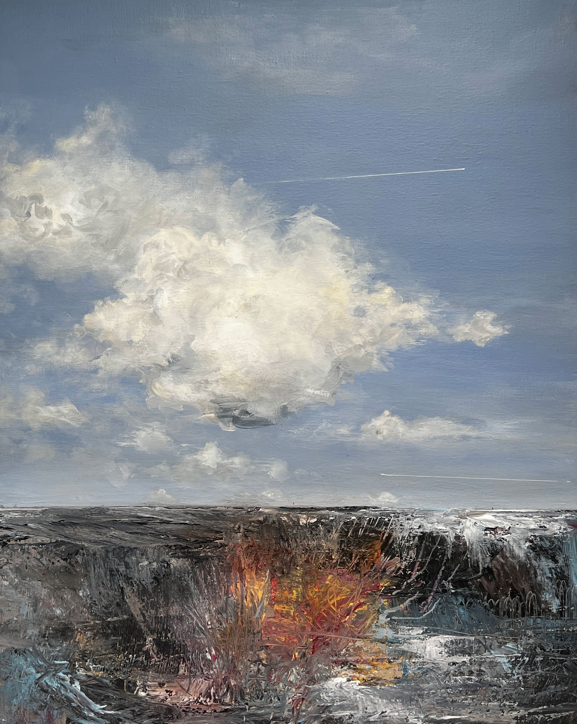 Claes Otto Jennow, Moder jord, fader sky 1, 2026. Foto: Galleri NB.