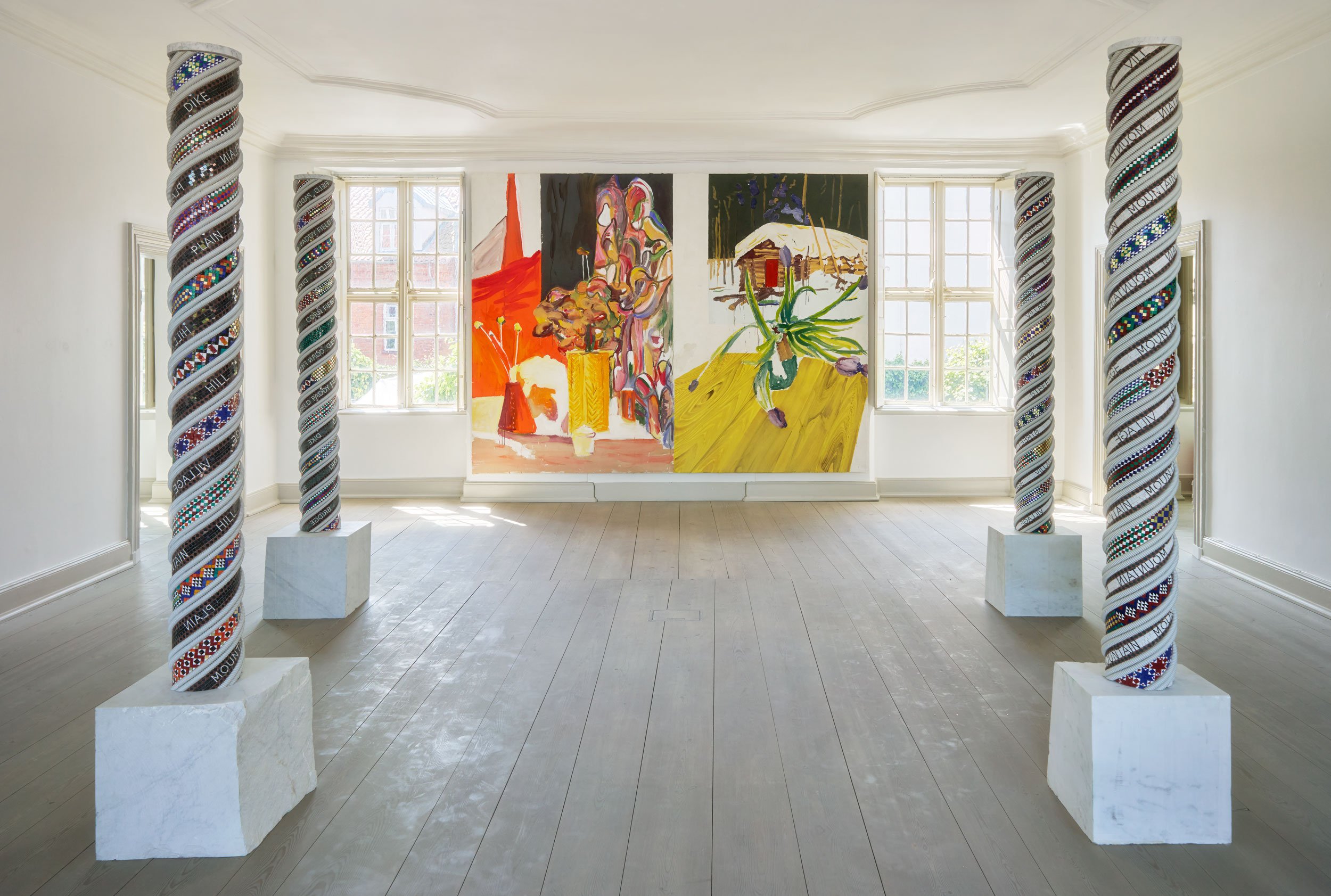 Erik A. Frandsen, <i>Al Fresco</i>, installationsview, 2026. Foto: Anders Sune Berg.