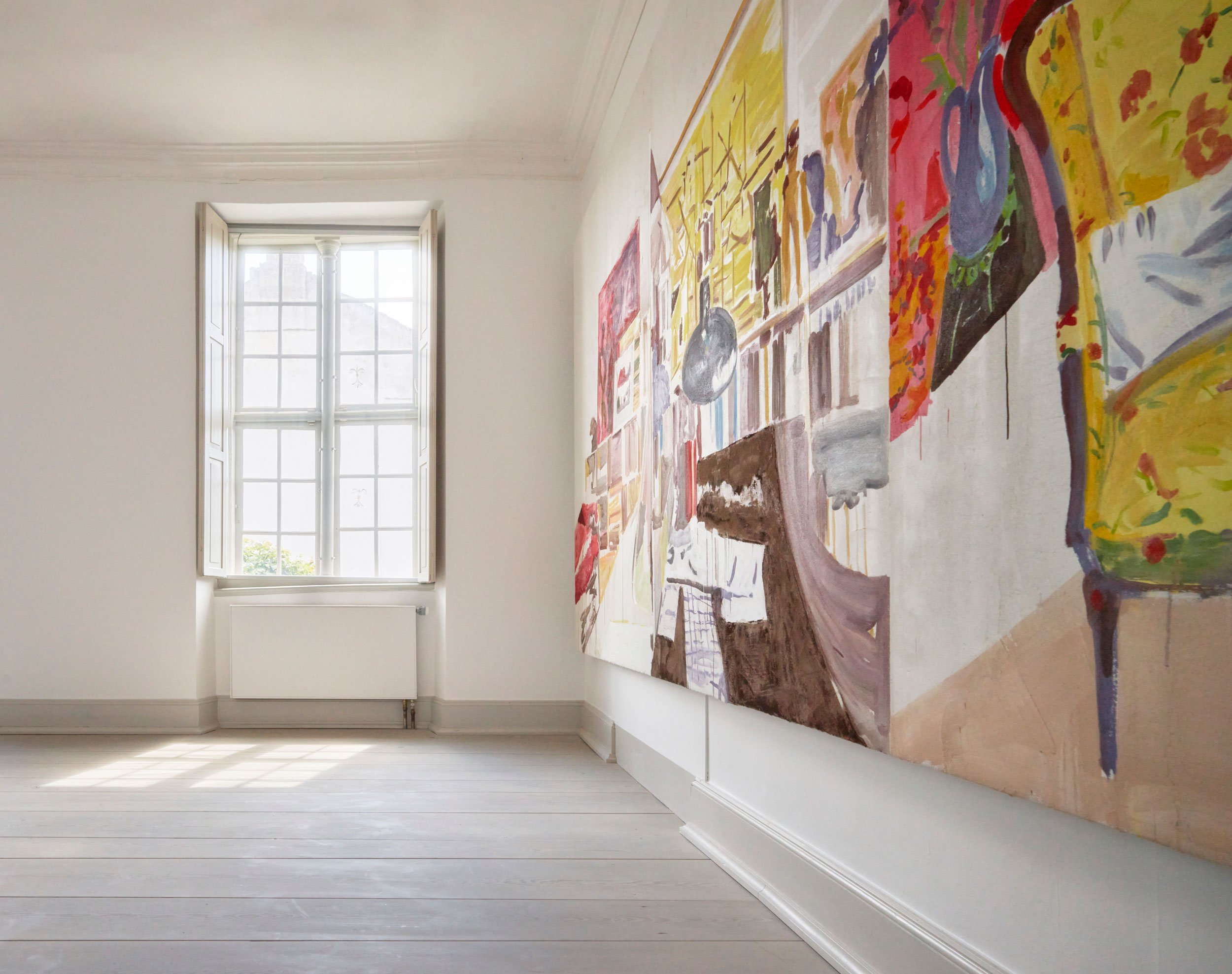 Erik A. Frandsen, Al Fresco, installationsview, 2026. Foto: Anders Sune Berg.