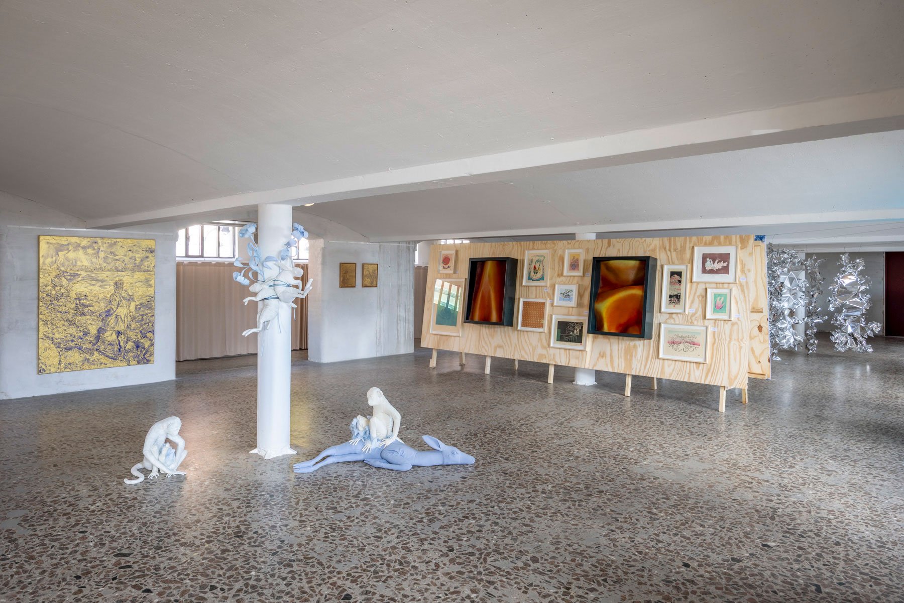 Installationsview, <i>Fri Havn</i>, Corner, 2026. Foto: Malle Madsen.