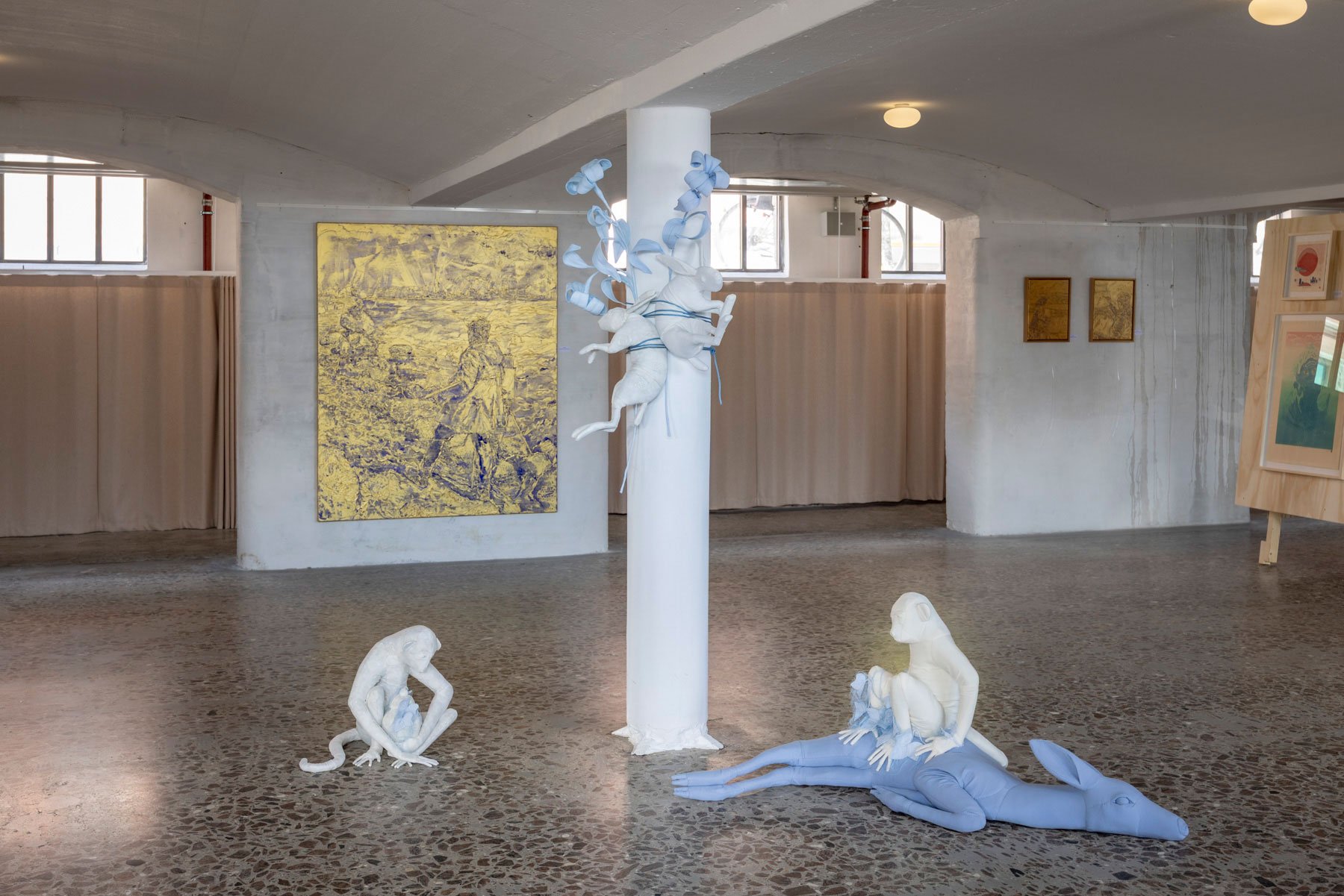 Installationsview, Fri Havn, Corner, 2026. Foto: Malle Madsen.
