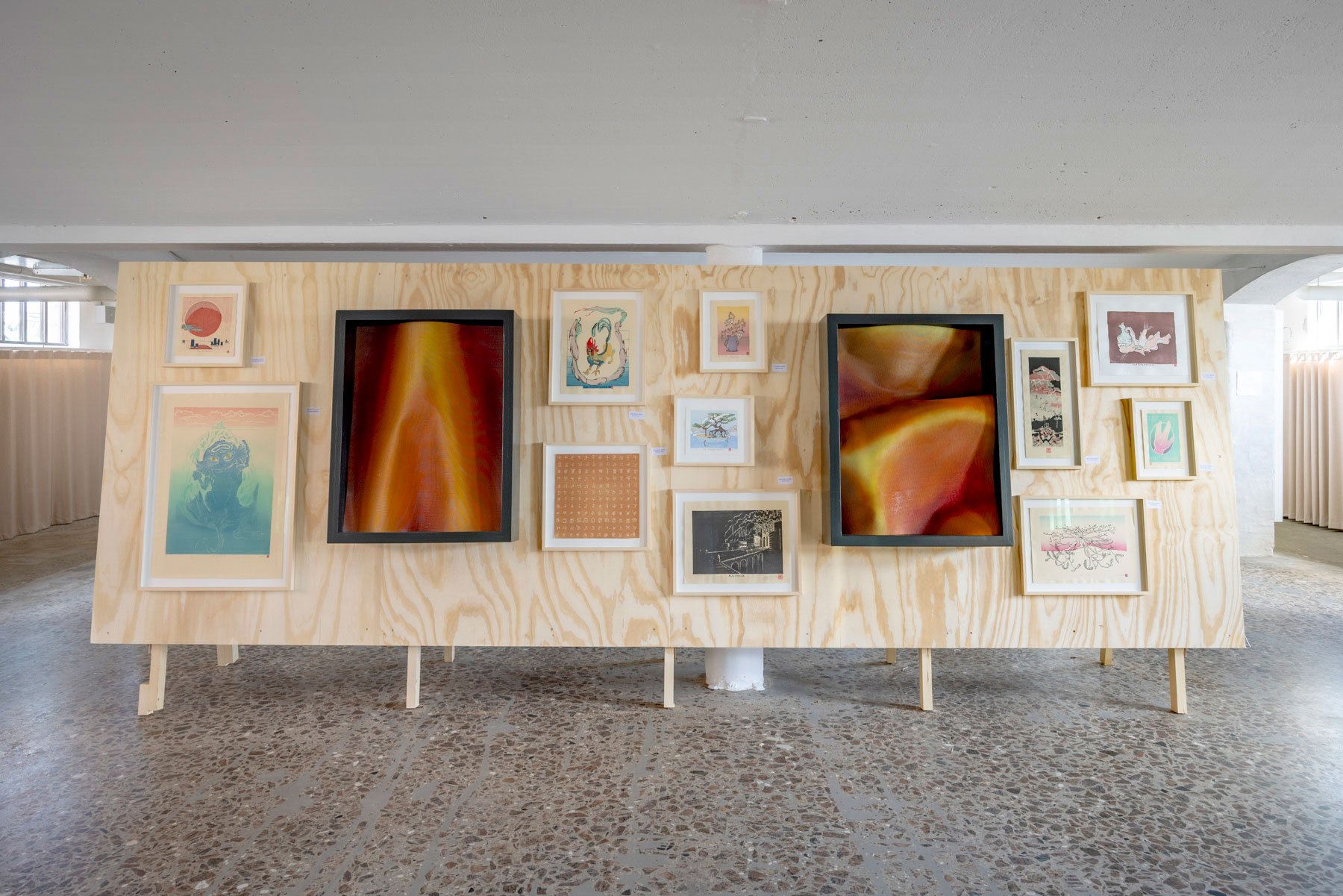 Installationsview, Fri Havn, Corner, 2026. Foto: Malle Madsen.