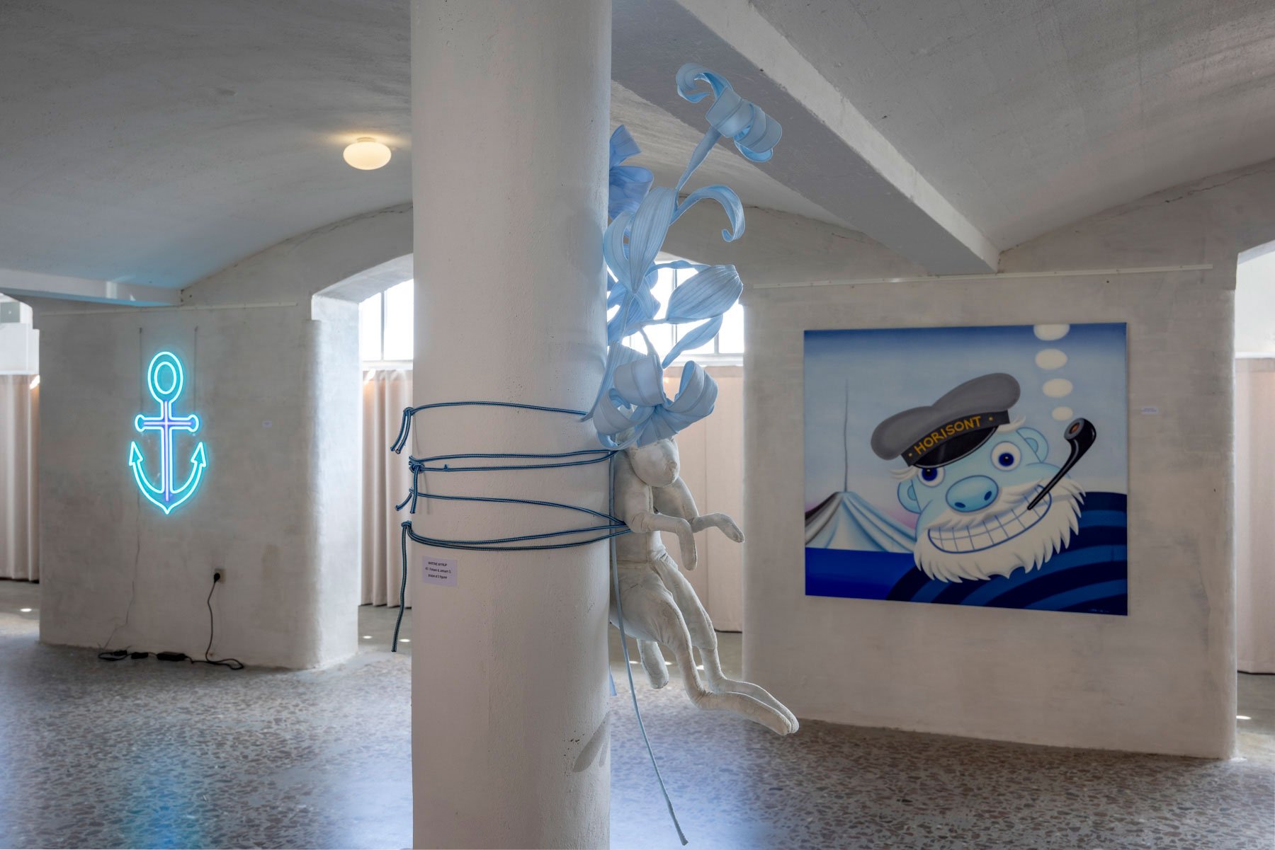 Installationsview, Fri Havn, Corner, 2026. Foto: Malle Madsen.
