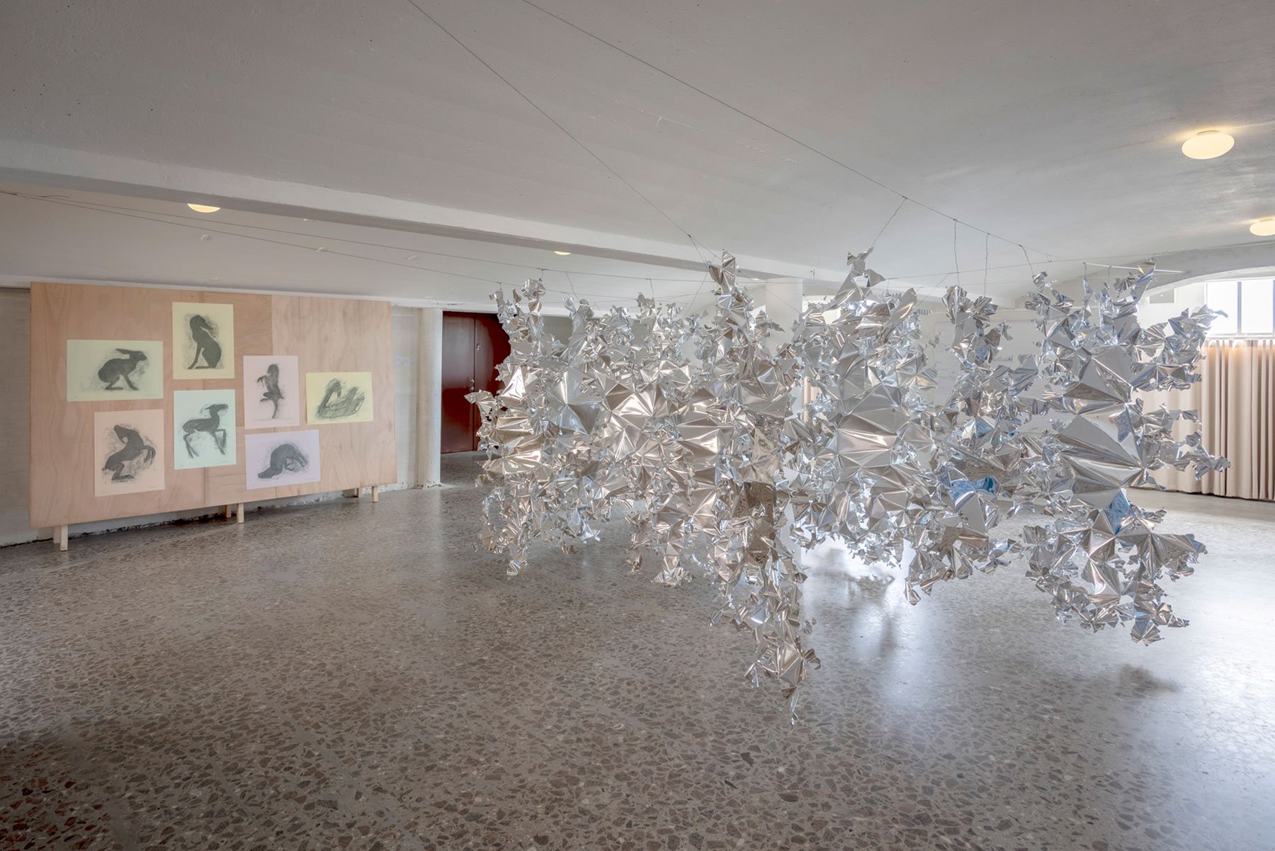 Installationsview, Fri Havn, Corner, 2026. Foto: Malle Madsen.