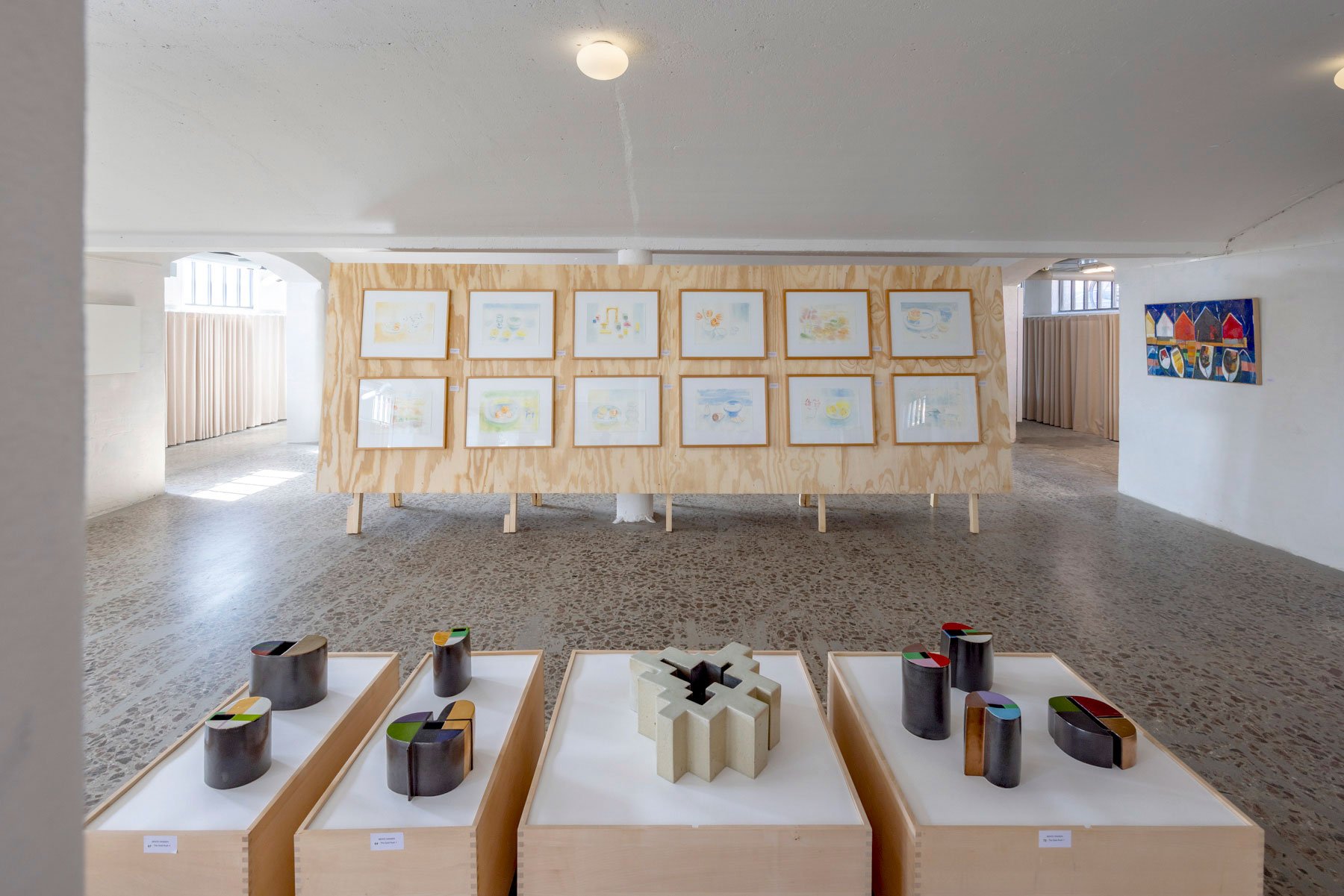 Installationsview, Fri Havn, Corner, 2026. Foto: Malle Madsen.