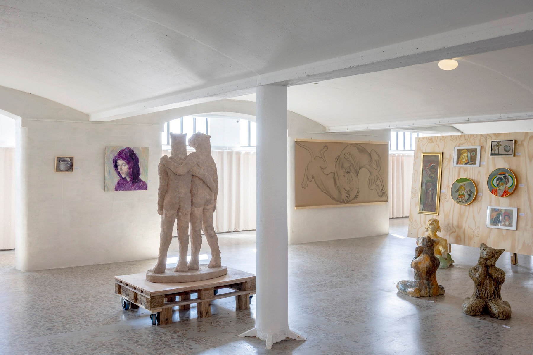 Installationsview, Fri Havn, Corner, 2026. Foto: Malle Madsen.
