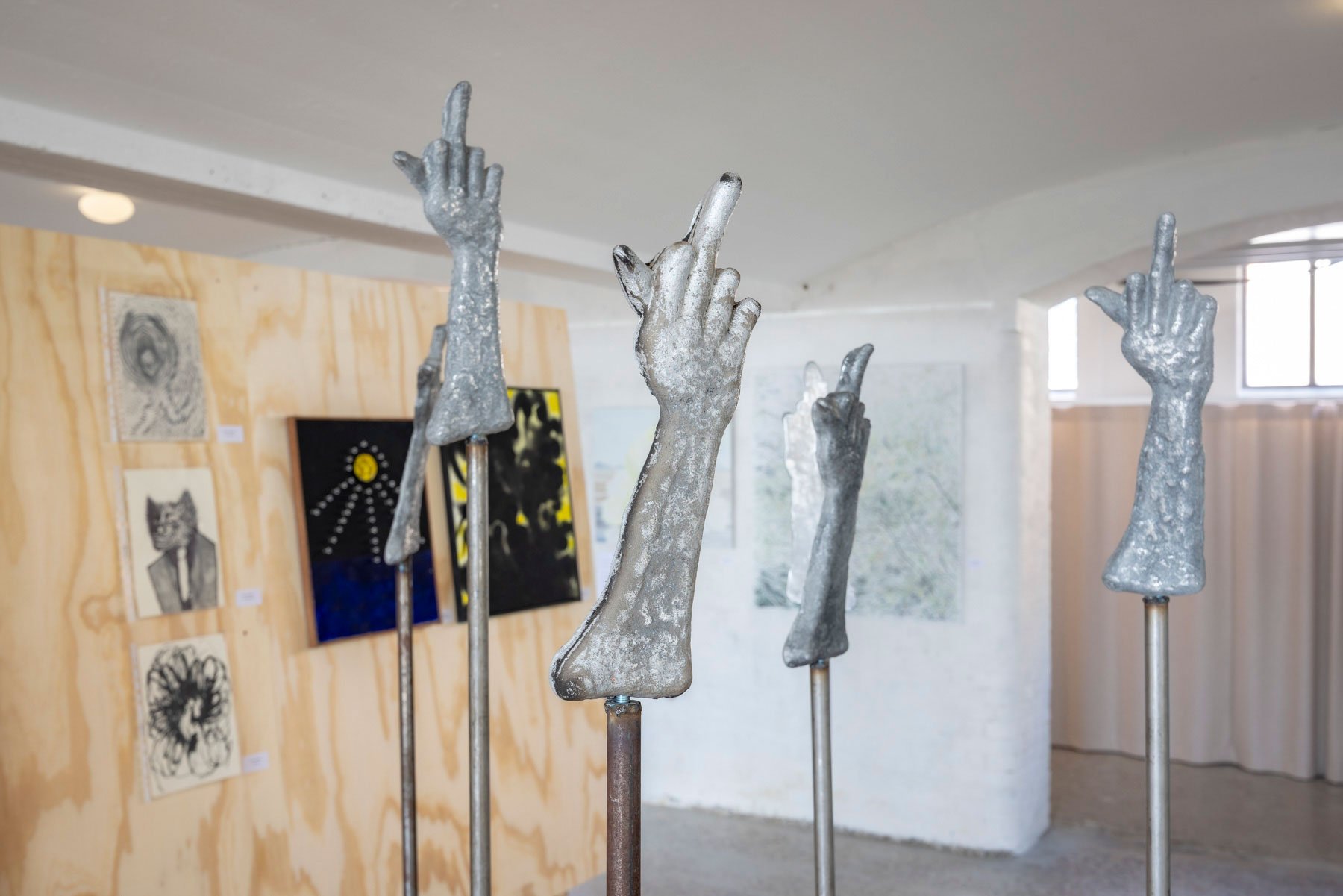 Installationsview, Fri Havn, Corner, 2026. Foto: Malle Madsen.