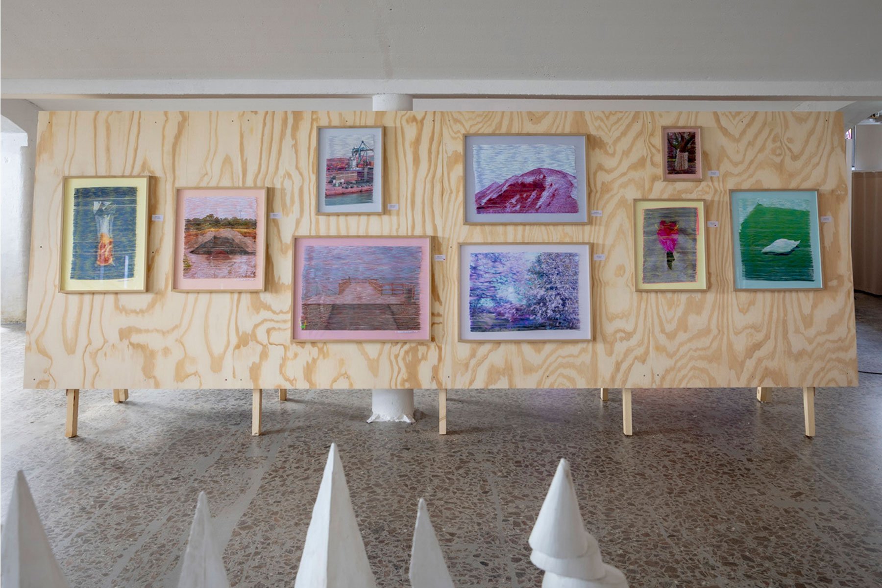 Installationsview, Fri Havn, Corner, 2026. Foto: Malle Madsen.