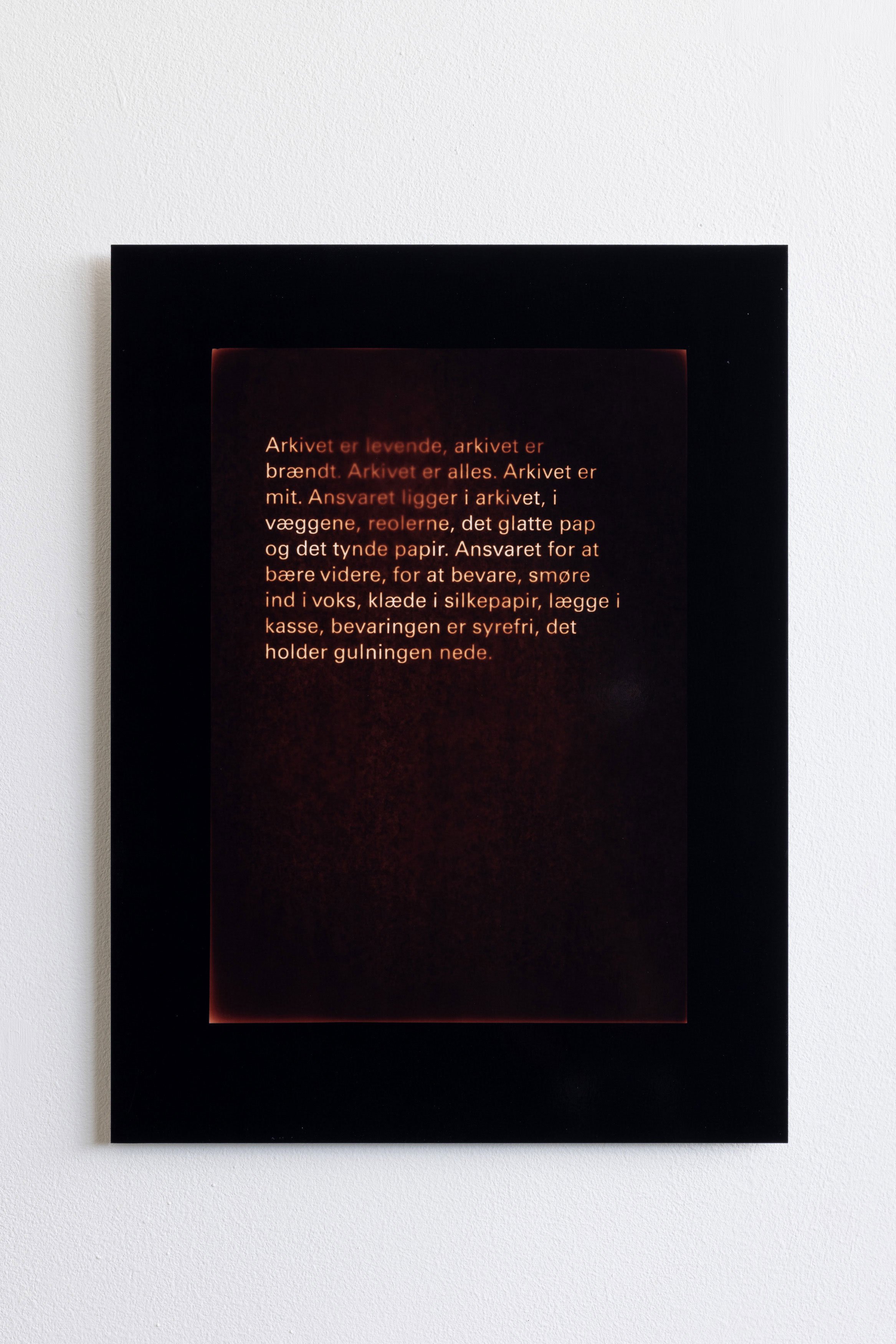 Installationsview, <i>Foreløbig ombrydning</i>, 2026. Foto: Kirstine Autzen.