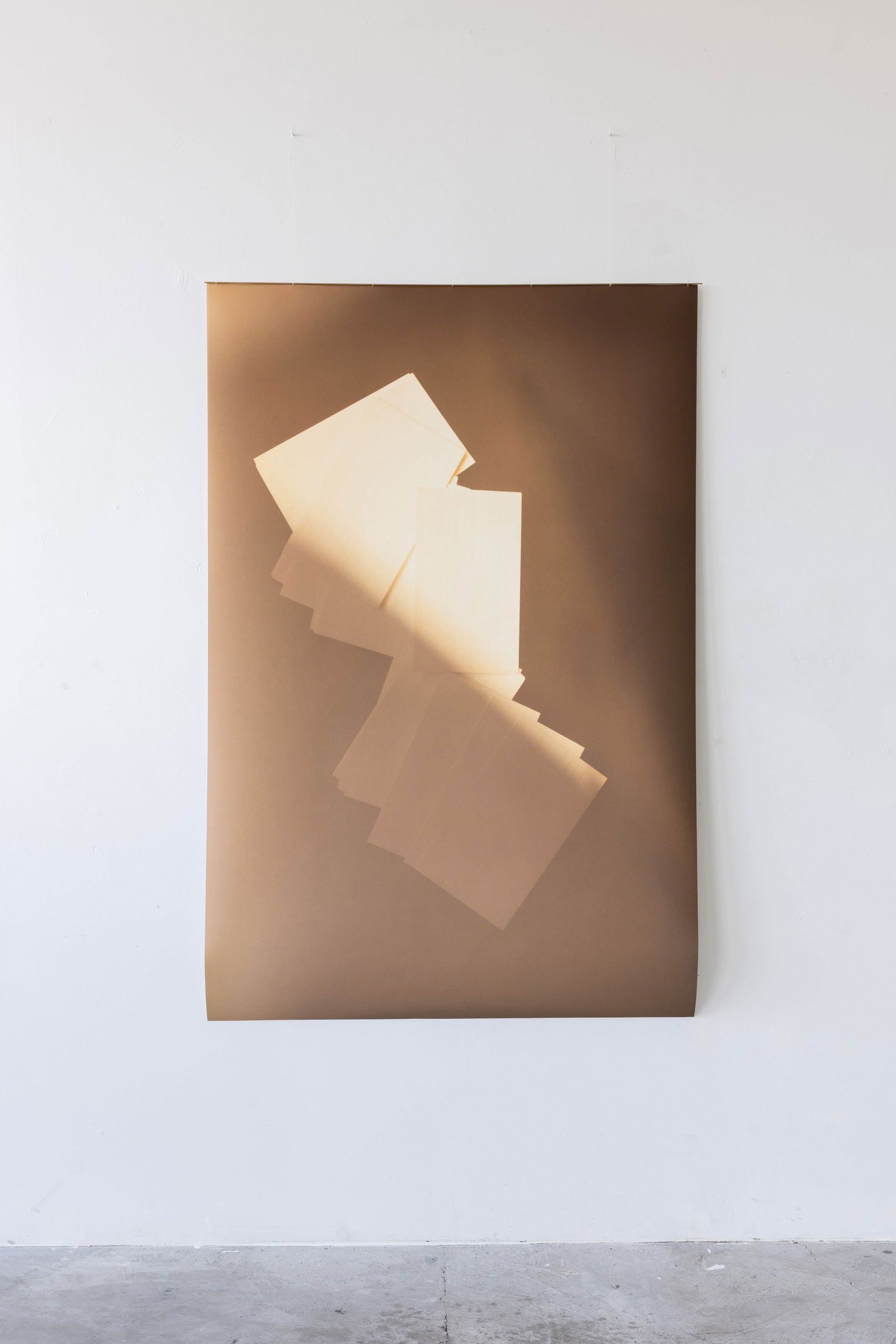 Installationsview, <i>Foreløbig ombrydning</i>, 2026. Foto: Kirstine Autzen.