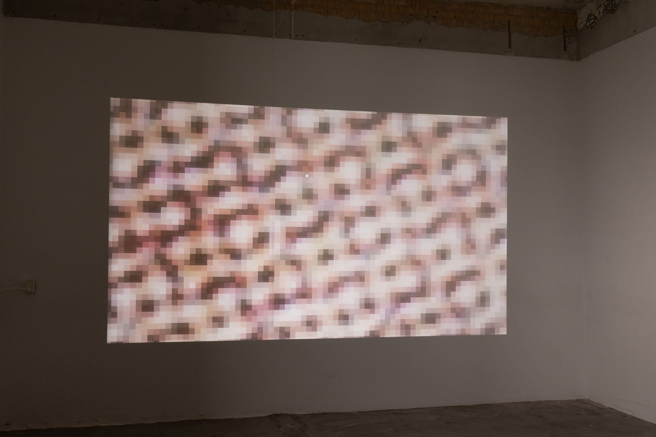 Installationsview, <i>Foreløbig ombrydning</i>, 2026. Foto: Kirstine Autzen.