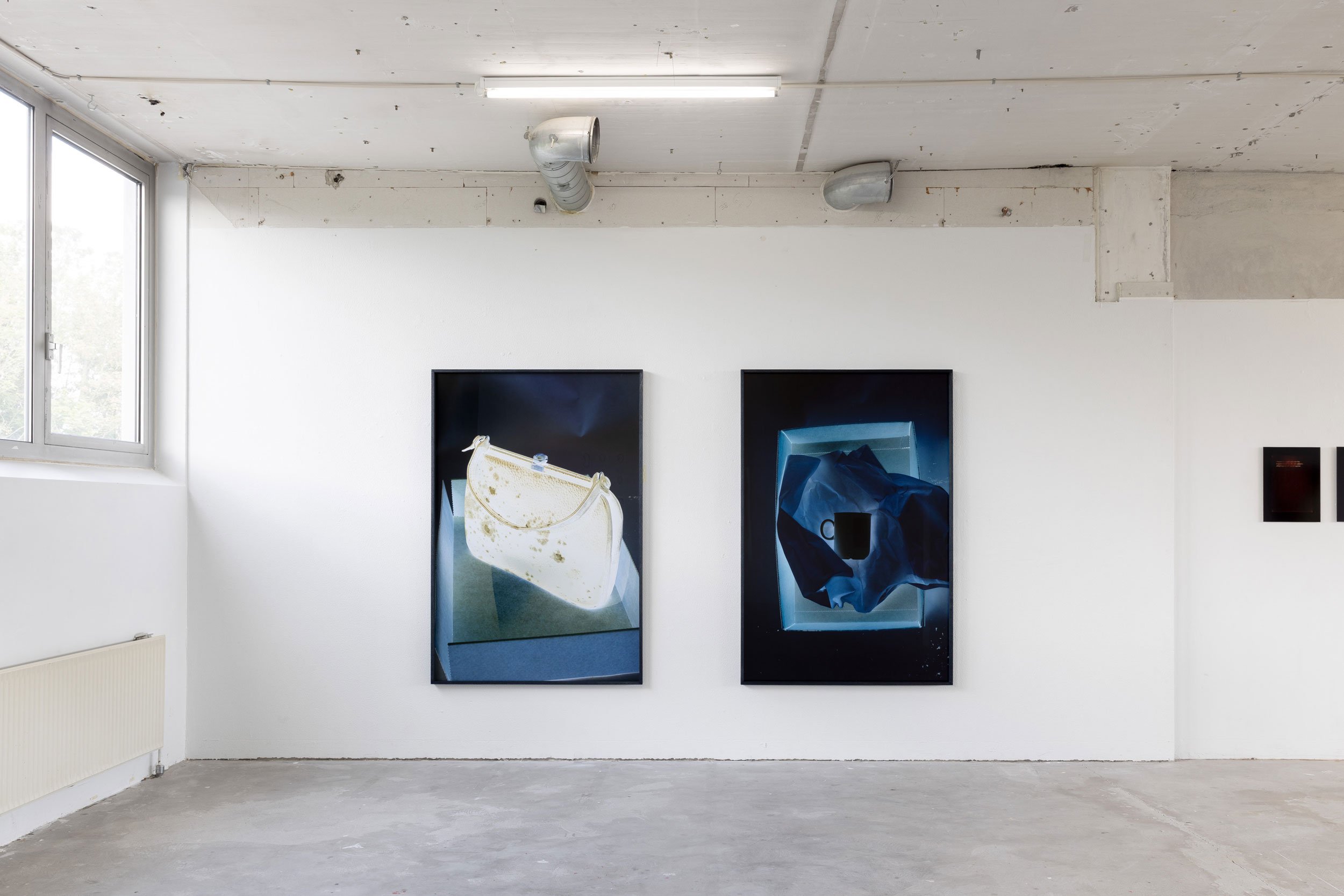 Installationsview, <i>Foreløbig ombrydning</i>, 2026. Foto: Kirstine Autzen.