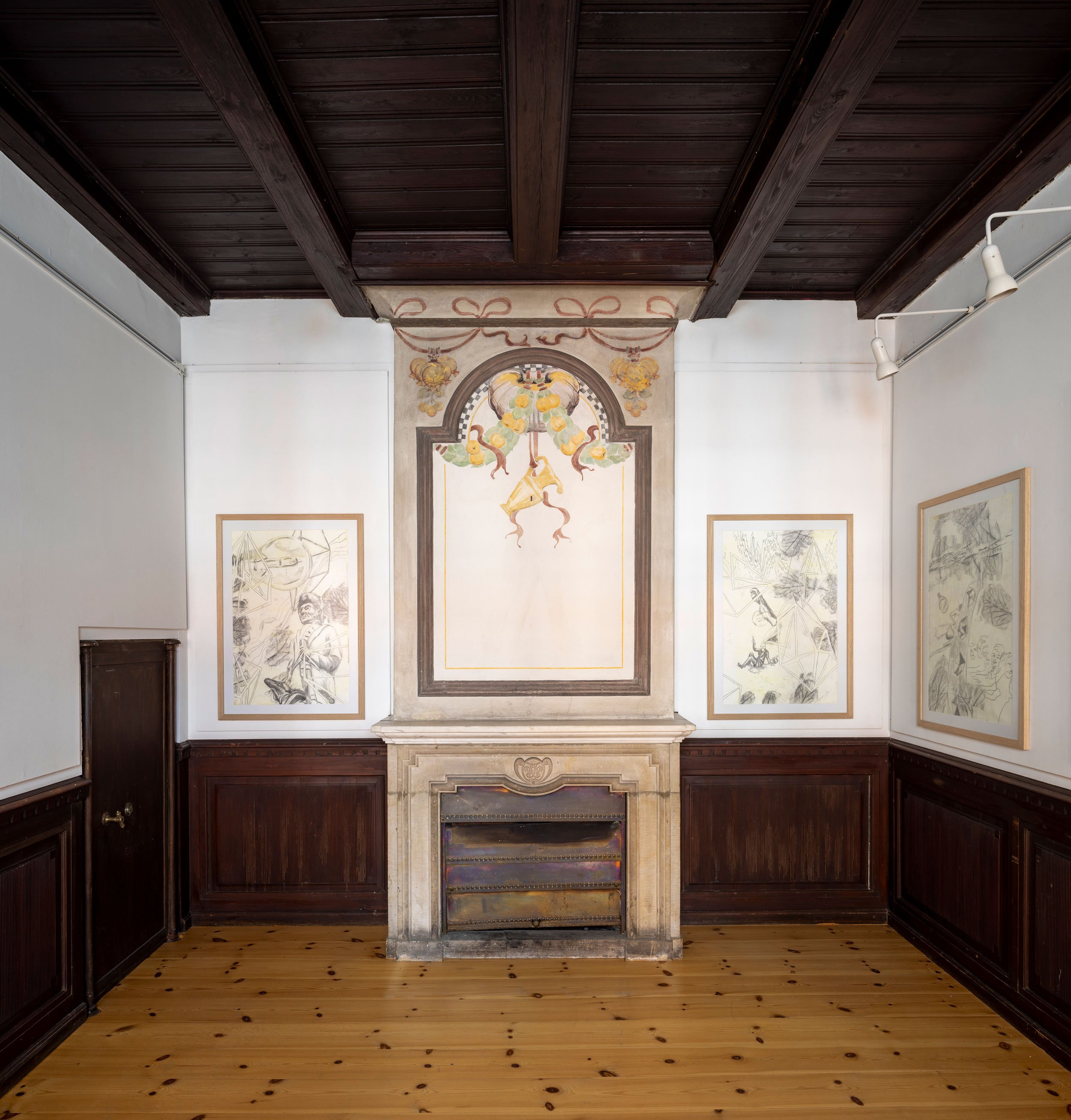 Installationsview, <i>Længe før teknologien blev magi</i>. Kunsthal Kongegaarden, 2026. Foto: Jan Søndergaard.