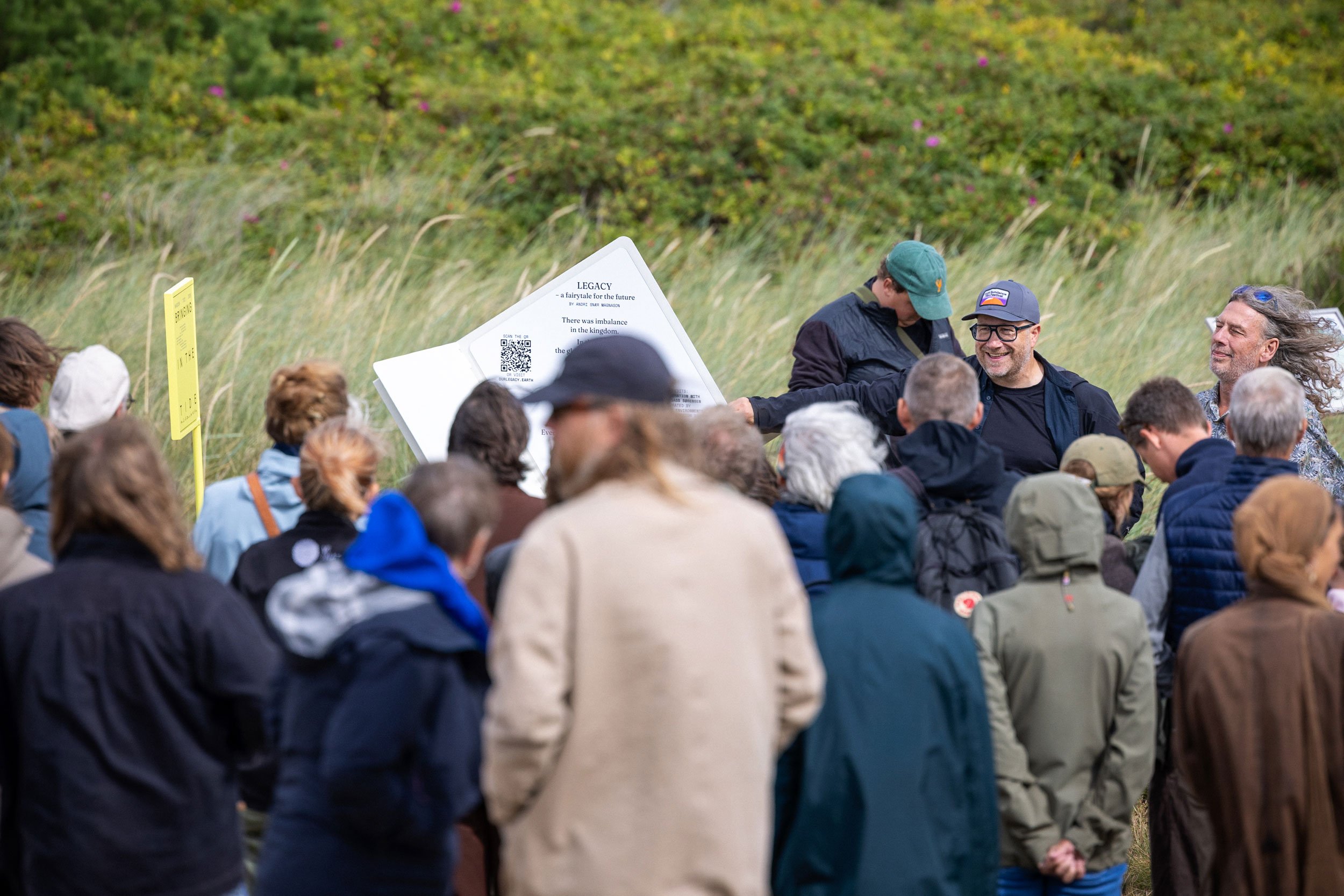 Andri Snær Magnason, Legacy. Bringing In The Tide, Wadden Tide 2026. Foto:Frida Gregersen.