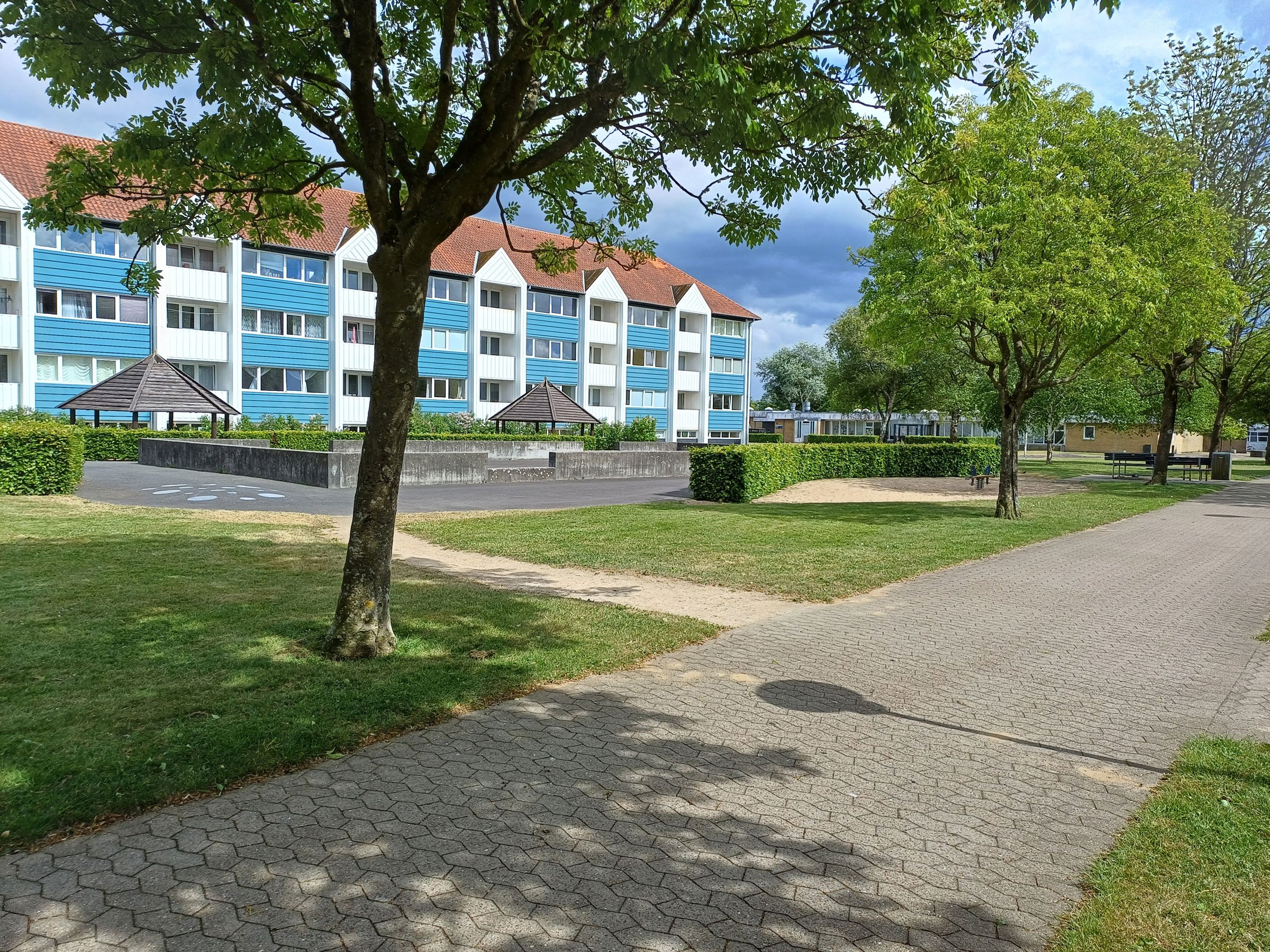 En boligblok i Boulevardkvarteret. Foto: Camilla Nørgård
