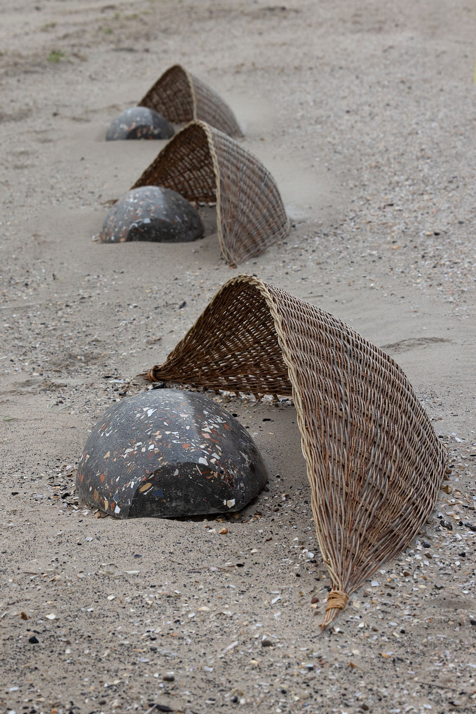 Faun Vium og Therese Bülow, Æggene. Bringing In The Tide, Wadden Tide, 2026. Foto: Frida Gregersen.