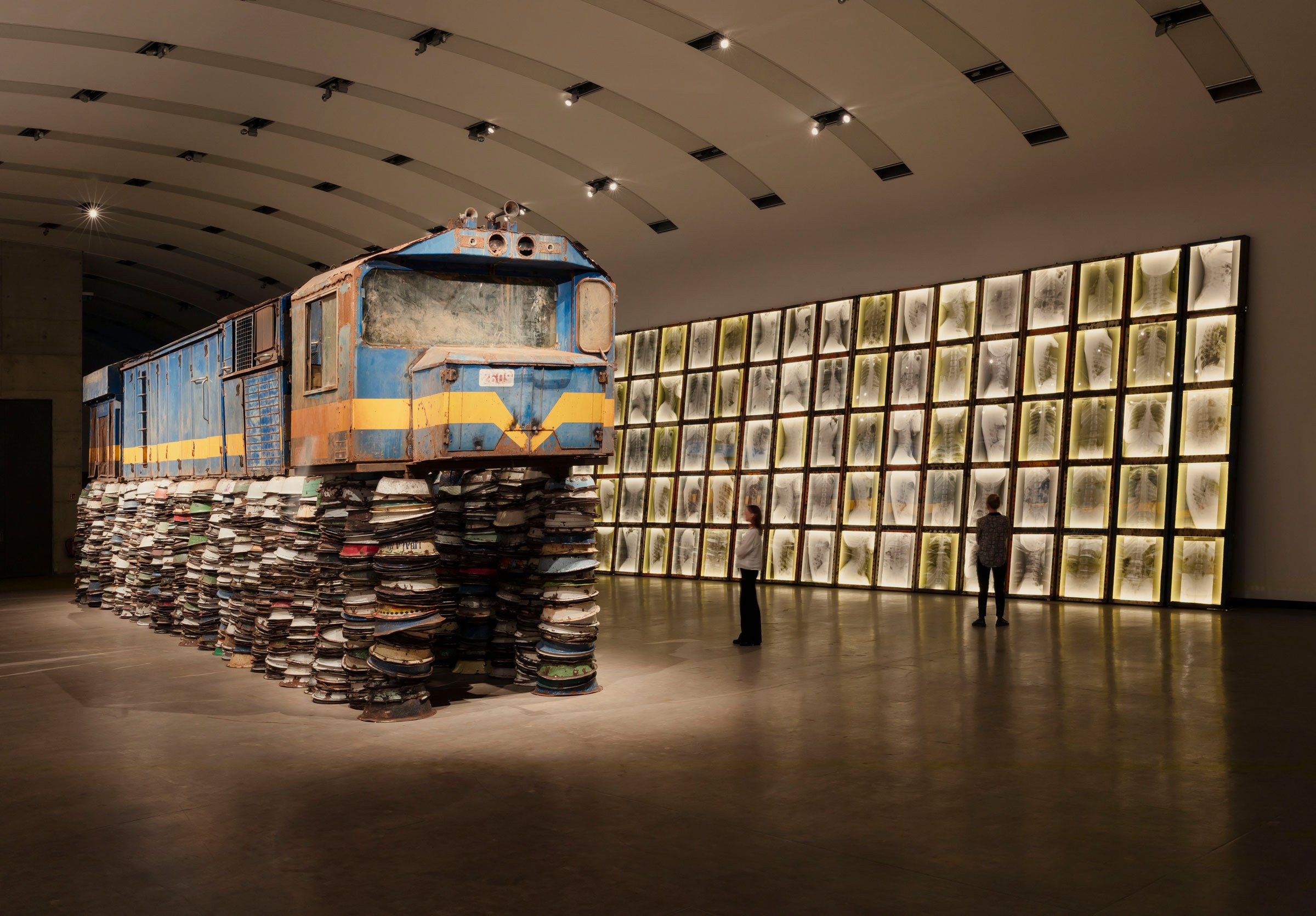 Ibrahim Mahama: <i>Zilijifa</i>, Kunsthalle Wein, Vienna, Austria, 2025. © Ibrahim Mahama. Foto: Markus Wörgötter