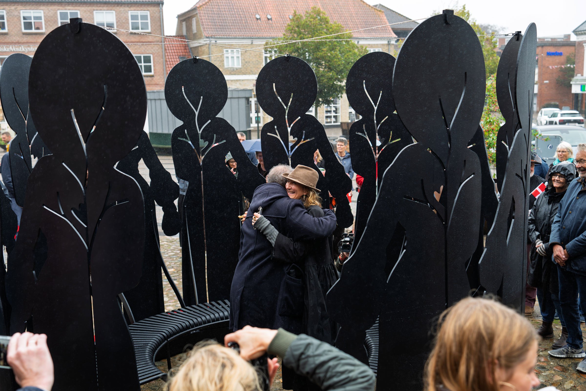 Indvielse af Agnete Brinchs Hellig Grund – Galionsfigurer på land. Foto: Elkjær Foto
