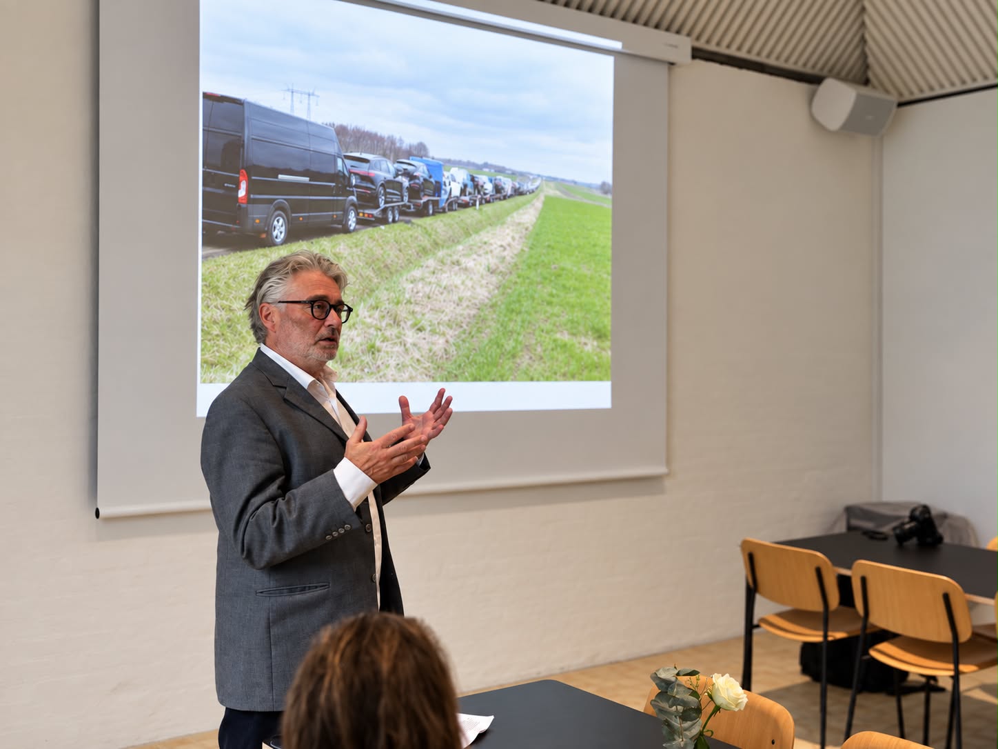 Søren Martinsen, Artist Talk på Flugt, Foto: Donny Colin