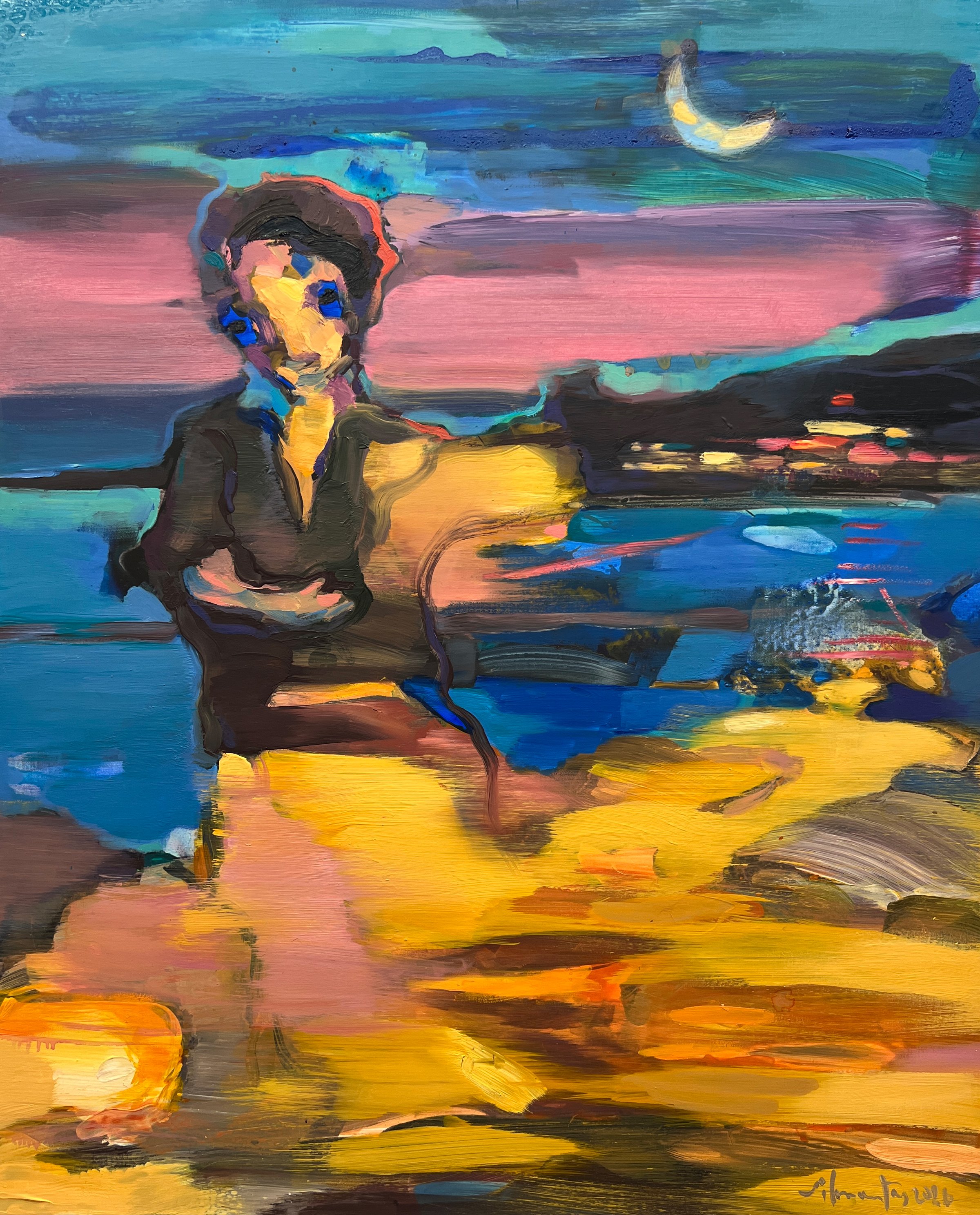 Vilmantas, NIGHT WANDERER AT SANTA MARIA AL BAGNO, 2026. Foto: Galleri NB.