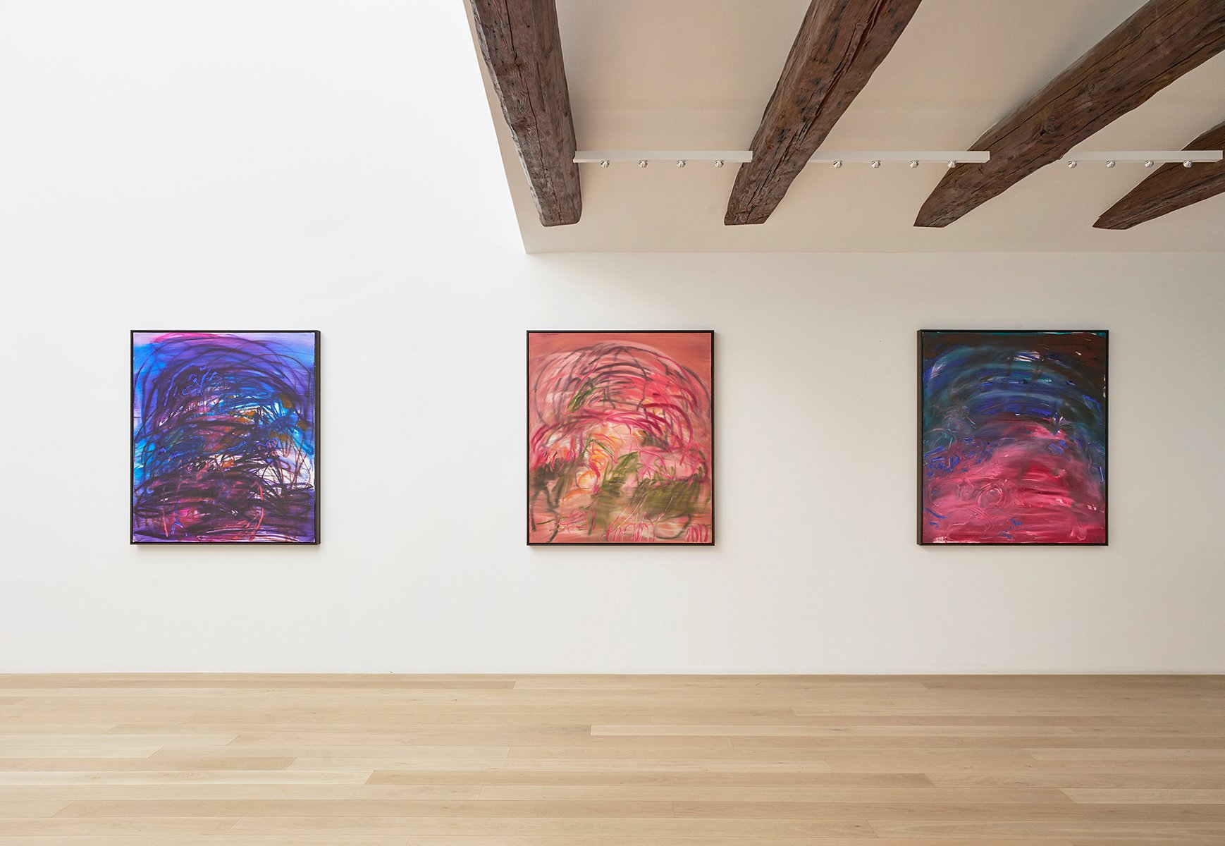 Janaina Tschäpe, À flor da pele, installation view Galleri Bo Bjerggaard. Foto: Galleri Bo Bjerggaard