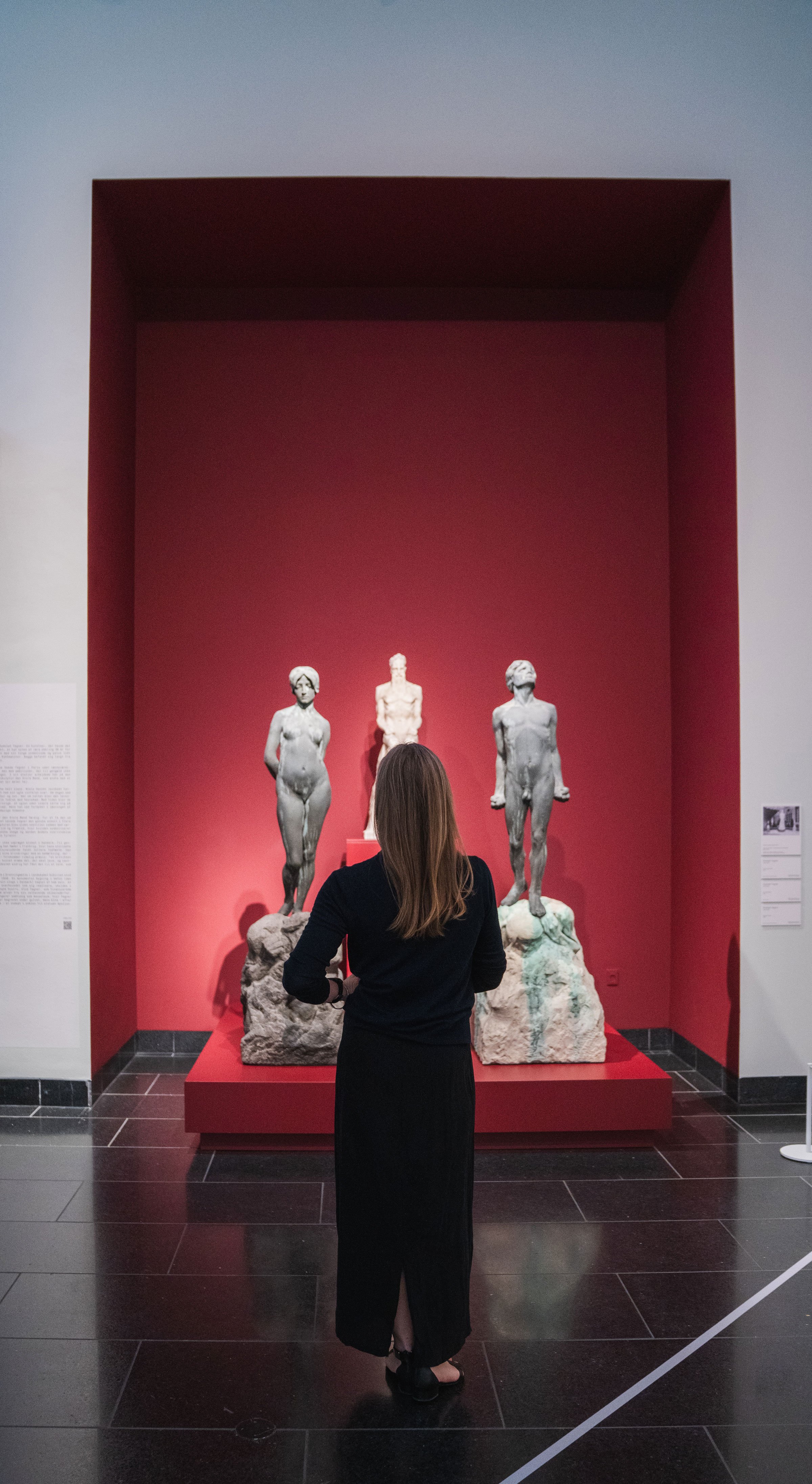 På hvis skuldre - Lars von Trier kuraterer, installationsview, 2026. Foto: Willumsen Museum.