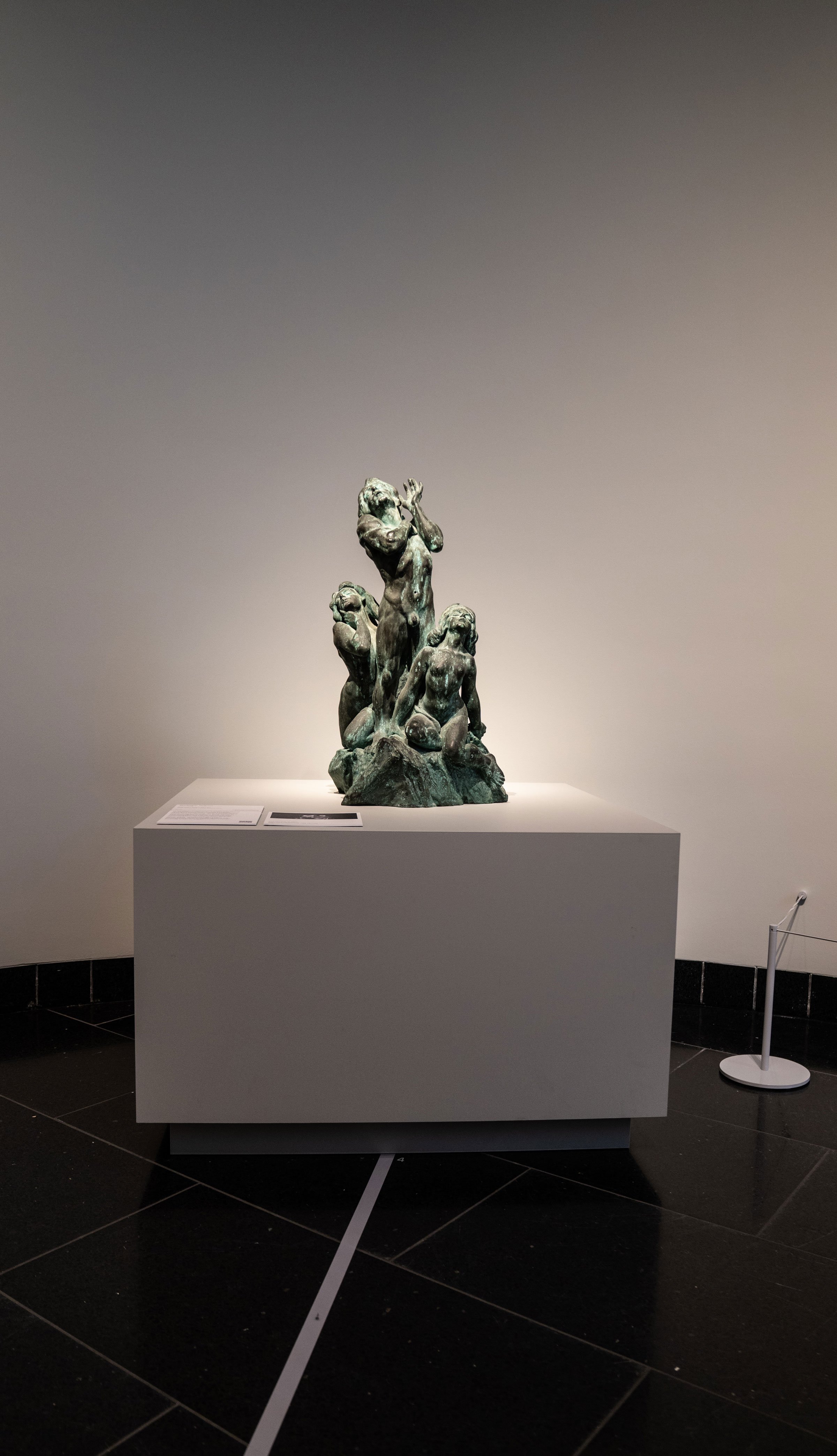 <i>På hvis skuldre - Lars von Trier kuraterer</i>, installationsview, 2026. Foto: Willumsen Museum.