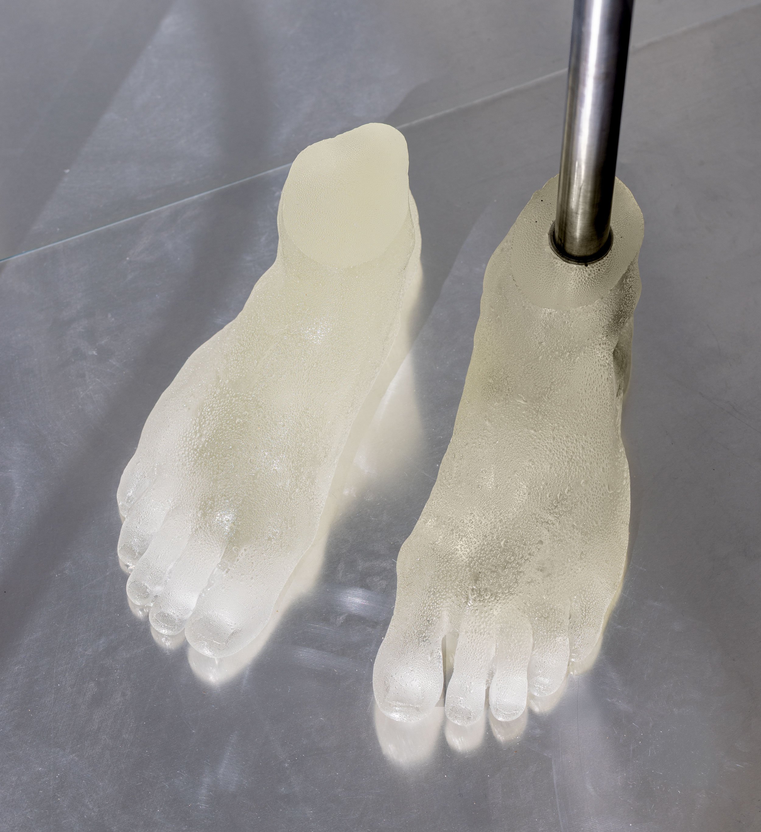 Detalje fra Tilda Lundbohms installation <i>Dislocated</i>, 2026. Foto: Jan Søndergaard