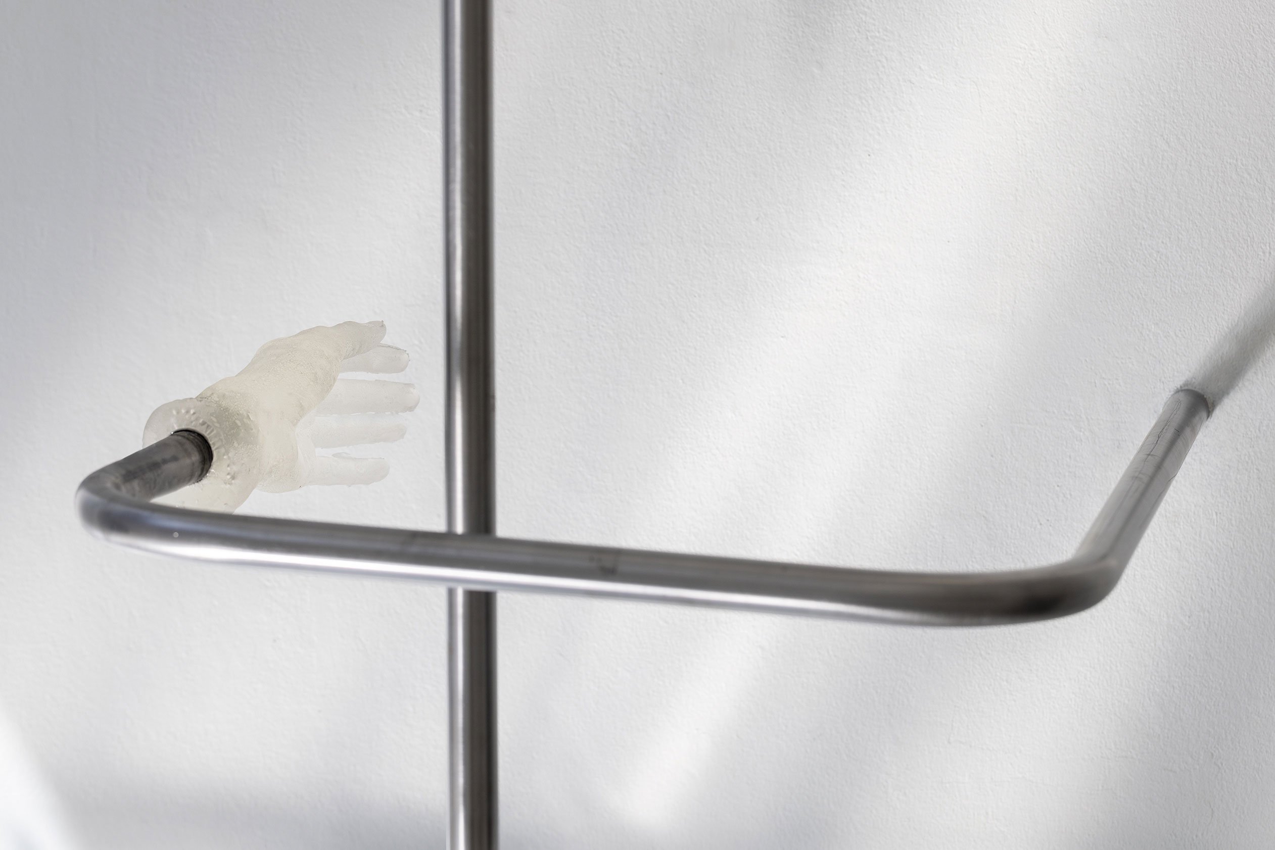 Detalje fra Tilda Lundbohms udstilling <i>Dislocated</i> på udstillingsstedet SIC | Sharing is Caring i 2026. Foto: Jan Søndergaard