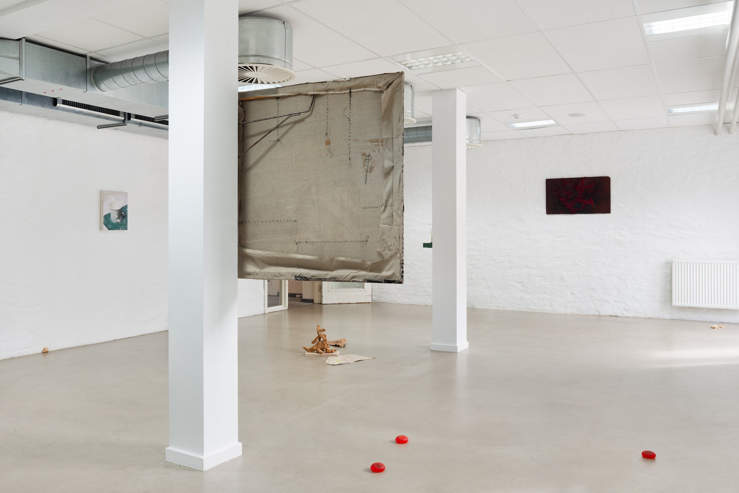 Home is Where Your Heart is, installationsview, Cantina, 2026. Foto: Jacob Friis Holm Nielsen.
