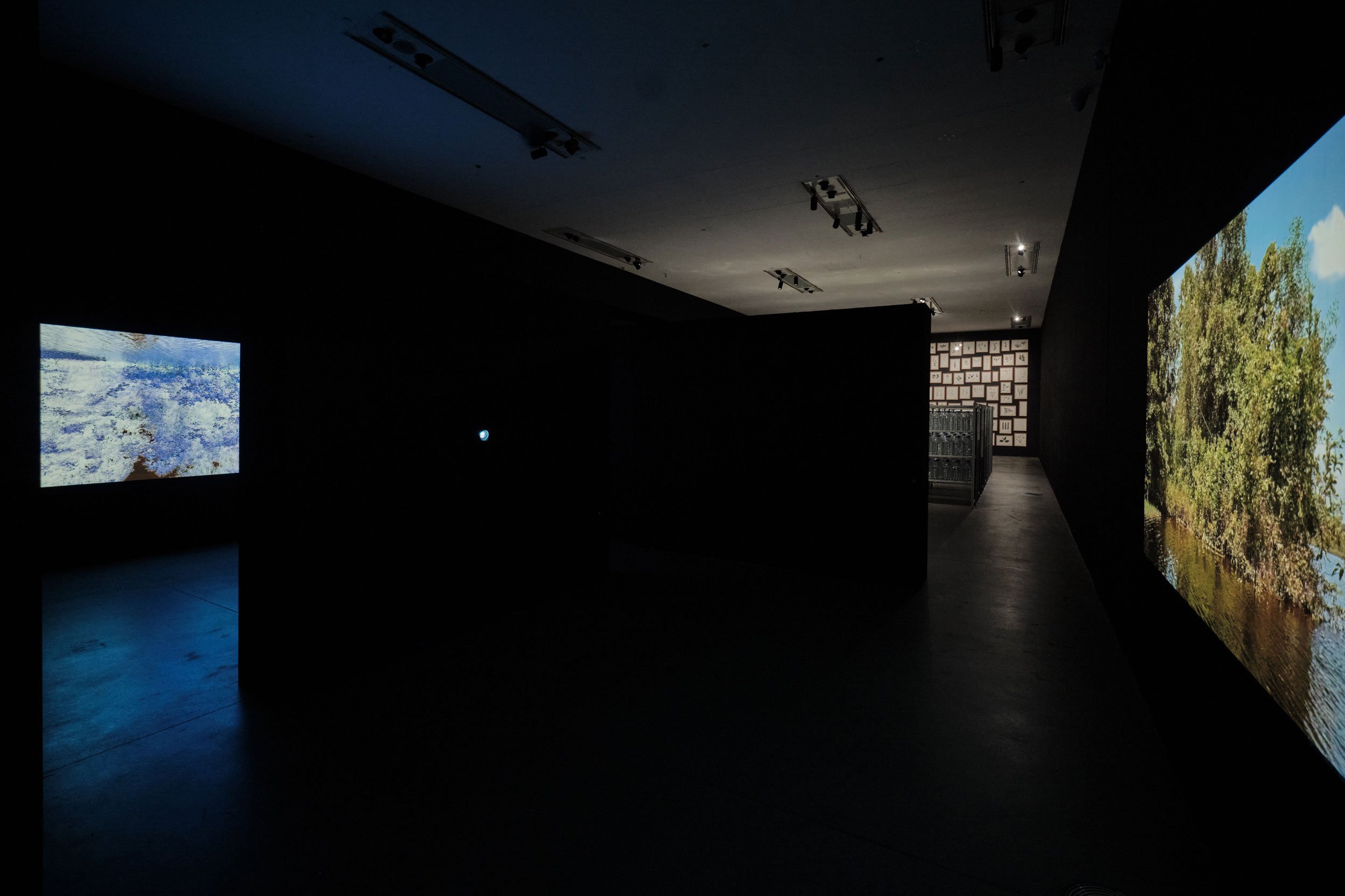Ismar Čirkinagić: <i>The Eighth Sea</i>, udstillingsview Museum of Contemporary Art i Zagreb, 2026. Foto: Vanja Babić
