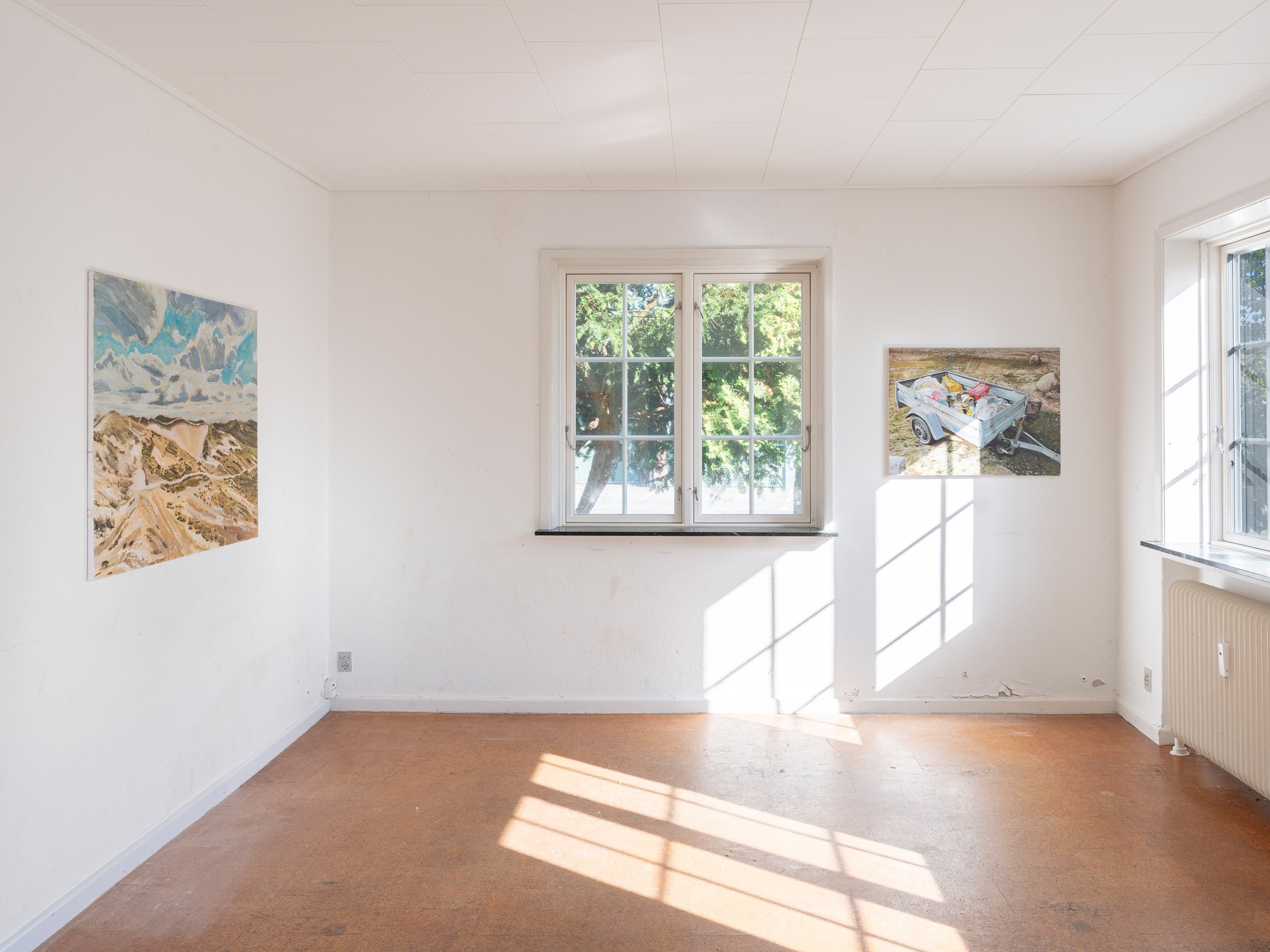Morten Goll, <i>#58</i>, 2026, <i>#67</i>, 2026. Foto: Fanø Biennale.