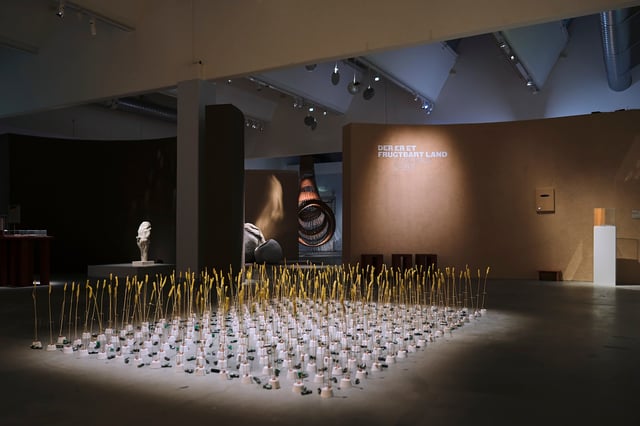 Installation view. Frugtbar, Vejle Kunstmuseum, 2025. Foto: Davy Denke, Rytter & Denke