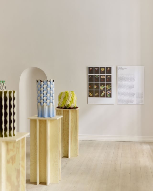 Emilie Palle Holm med udstillingen ORIORI. Foto: Peter William Vinther