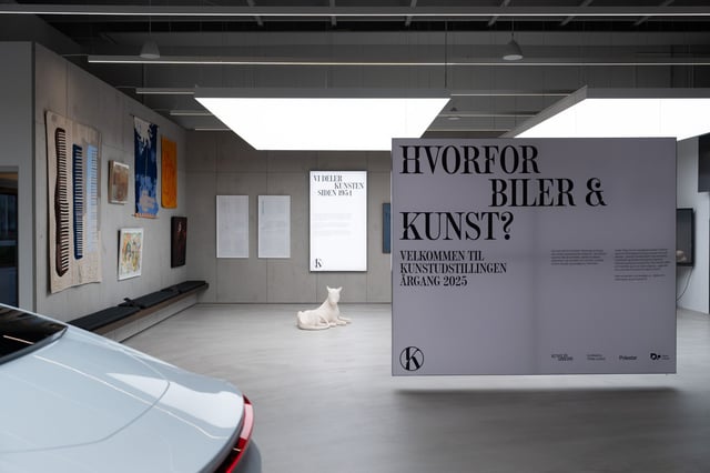 Kunst På Arbejde, ÅRGANG 2025 hos Polestar Space i Vallensbæk. Foto: Daniel Rasmussen