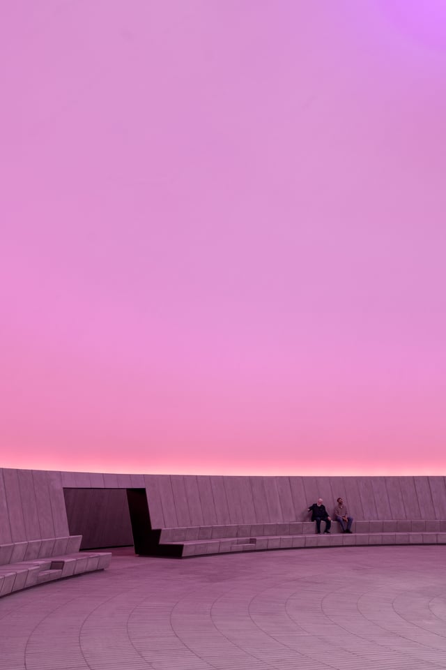 As Seen Below - The Dome, a Skyspace by James Turrell. Foto Mads Smidstrup / ARoS, 2025