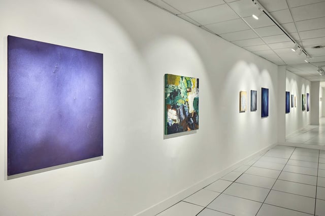 View fra udstillingen Terræn. Foto: Galleri Under Svanen