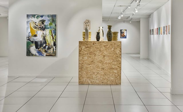 View fra udstillingen Terræn. Foto: Galleri Under Svanen