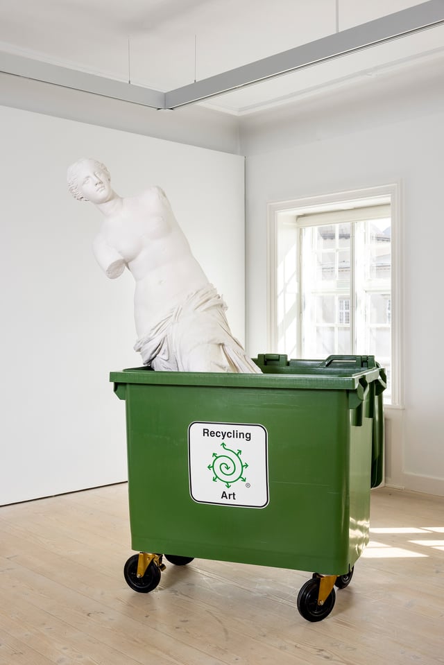 Værk af Bjørn Nørgaard. Foto: Gammel Strand