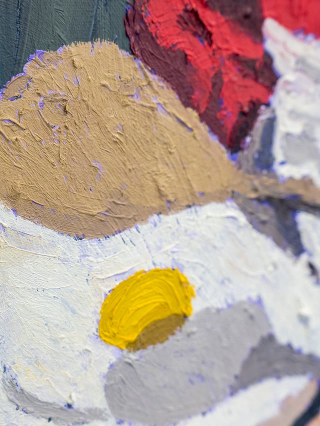 Udsnit fra Morten Underbjergs <i>Mund fuld af hø</i>. Foto: Morten Underbjerg