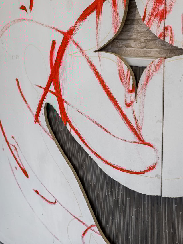 Udsnit fra Morten Underbjergs <i>Mund fuld af hø</i>. Foto: Morten Underbjerg