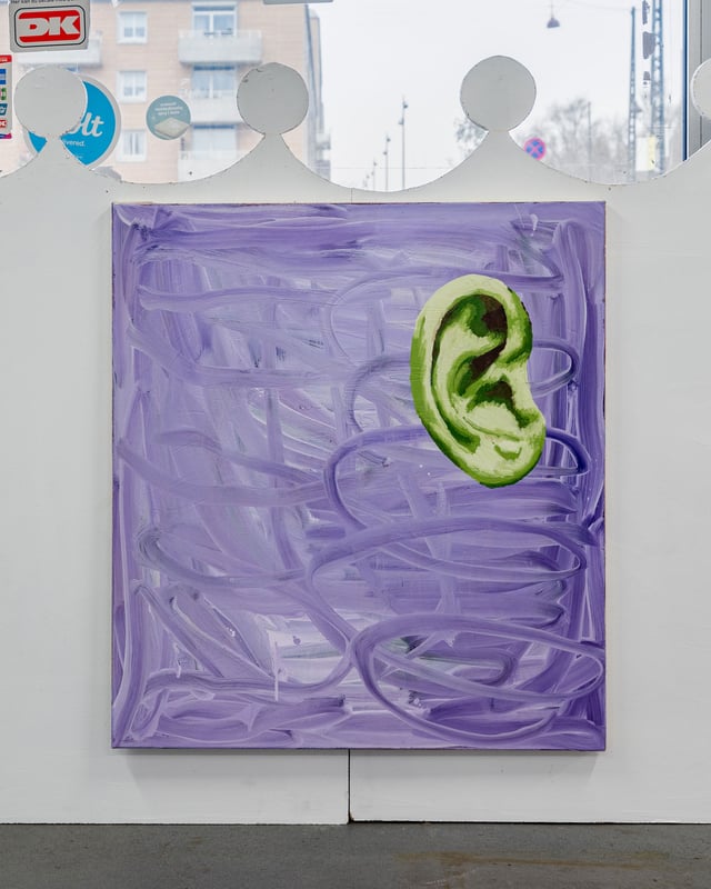 Udsnit fra Morten Underbjergs <i>Mund fuld af hø</i>. Foto: Morten Underbjerg