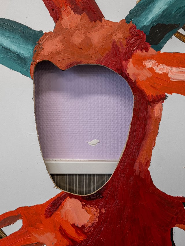 Udsnit fra Morten Underbjergs <i>Mund fuld af hø</i>. Foto: Morten Underbjerg