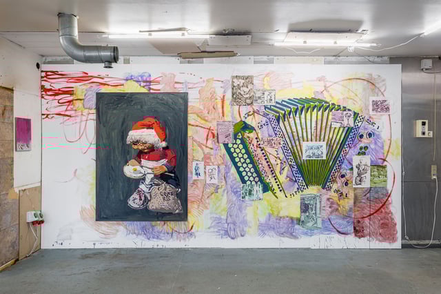 View fra Morten Underbjergs Mund fuld af hø. Foto: Morten Underbjerg