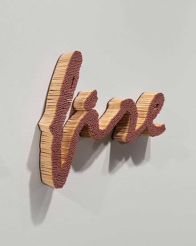 Close-up af Anne Langgaards <i>Untitled</i>, 2025. Foto: Sofus Graae.